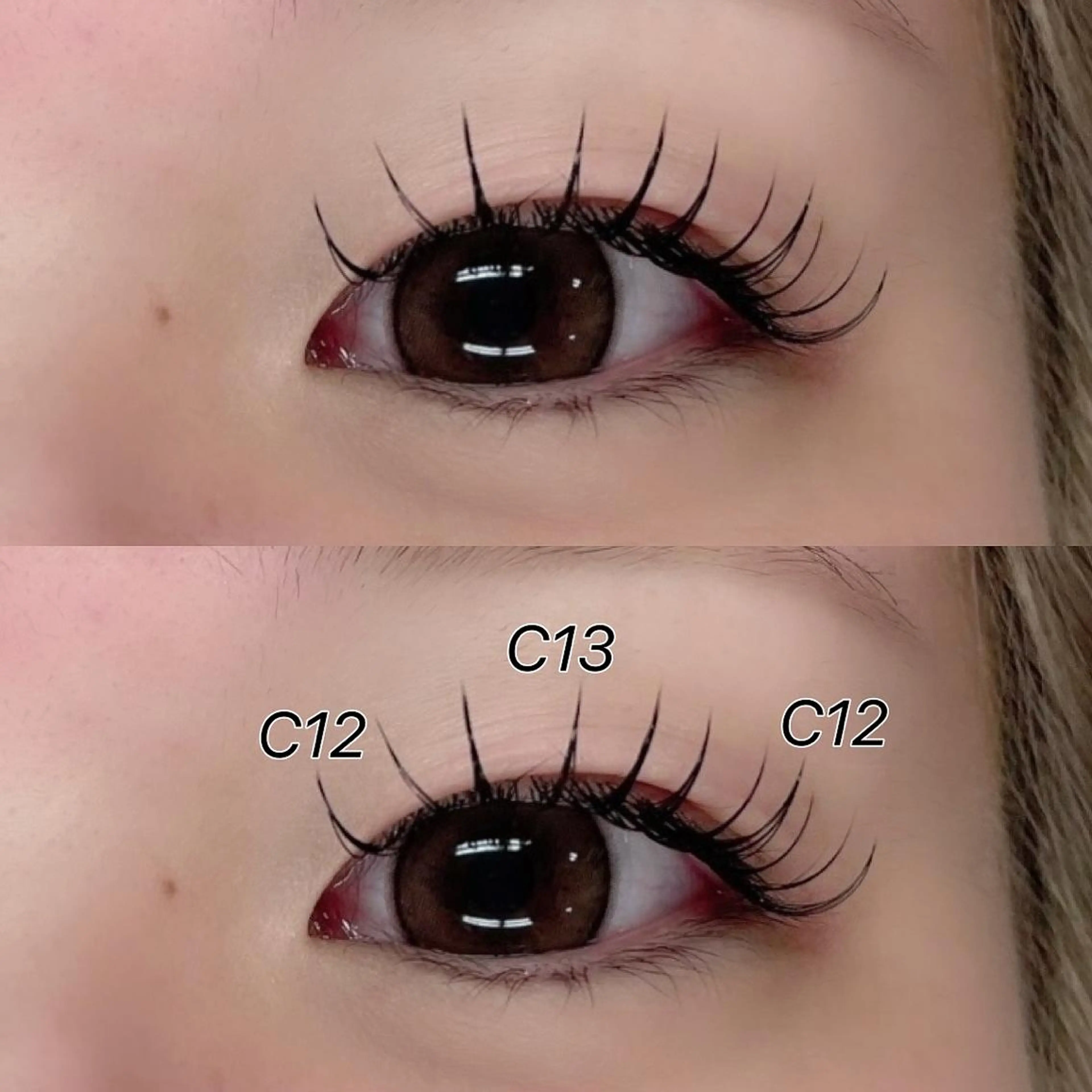 💘フラットラッシュエクステ140本オフ込み💘の写真