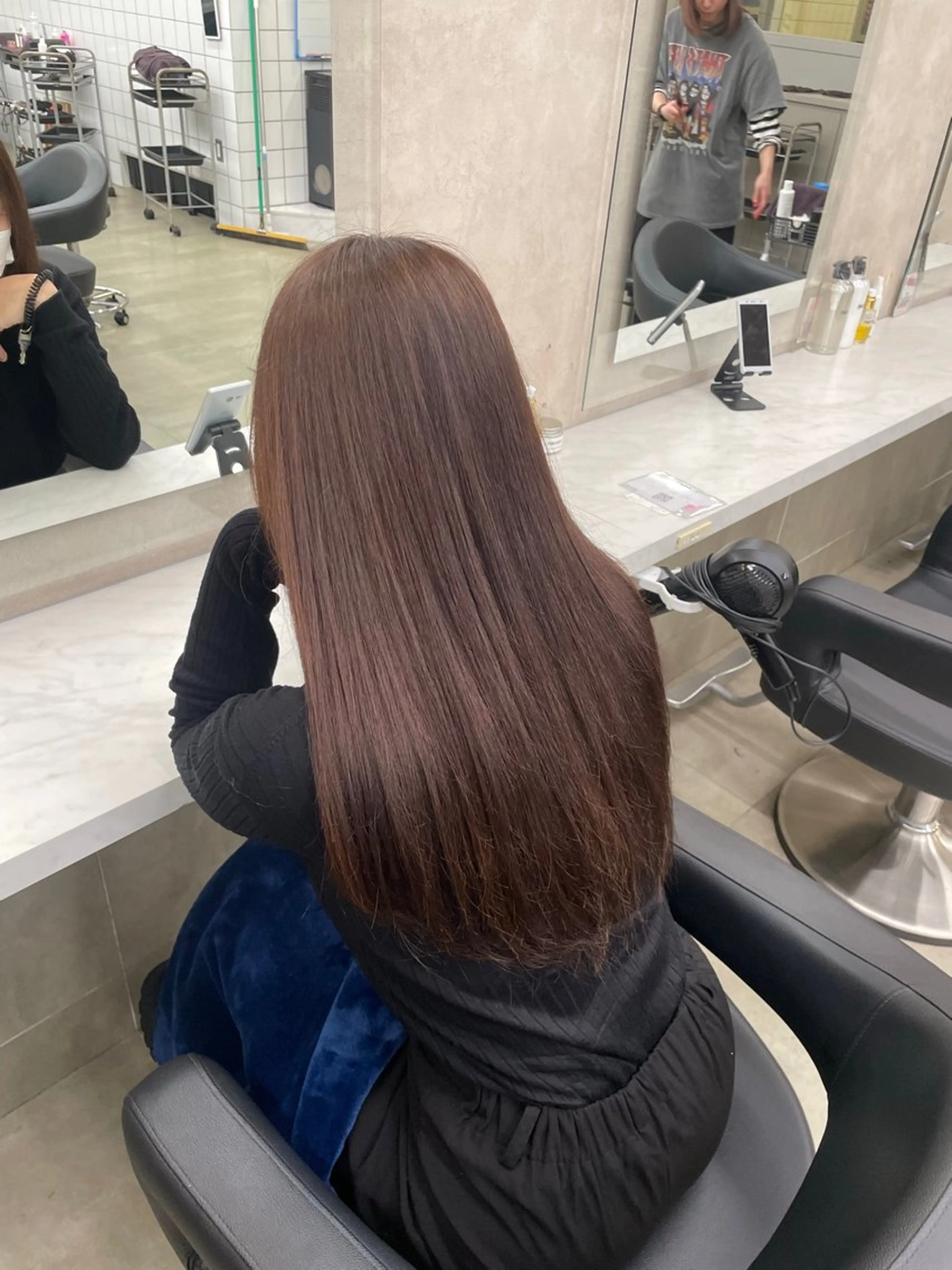 ロング カラー ヘアアレンジ ヘアカラー トリートメント ヘアセット 💗横浜美容室 💗HARUNAのヘアスタイル