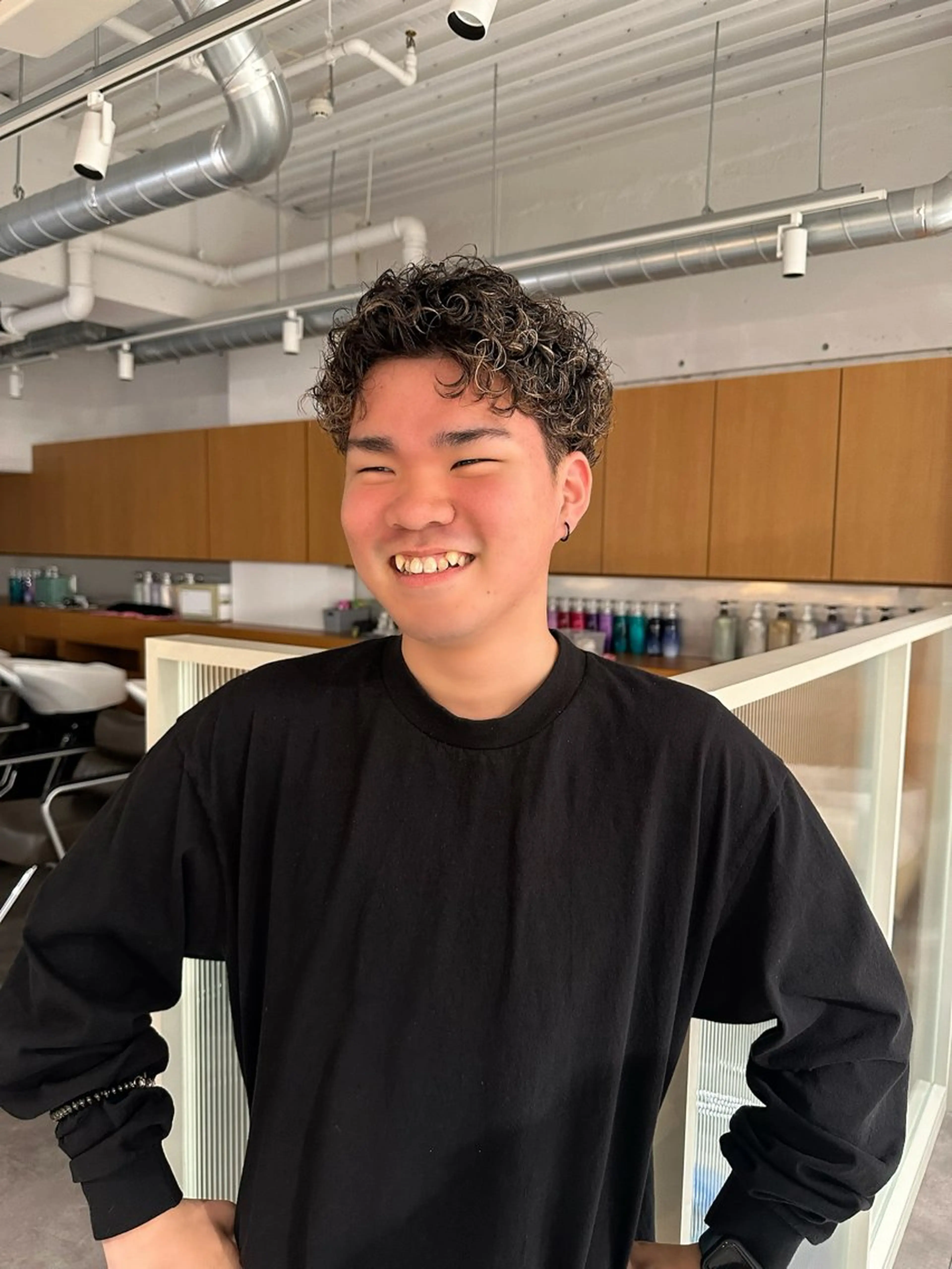 《初パーマ歓迎♪》清潔感＆洒落感UP！メンズパーマモデル🧴の写真