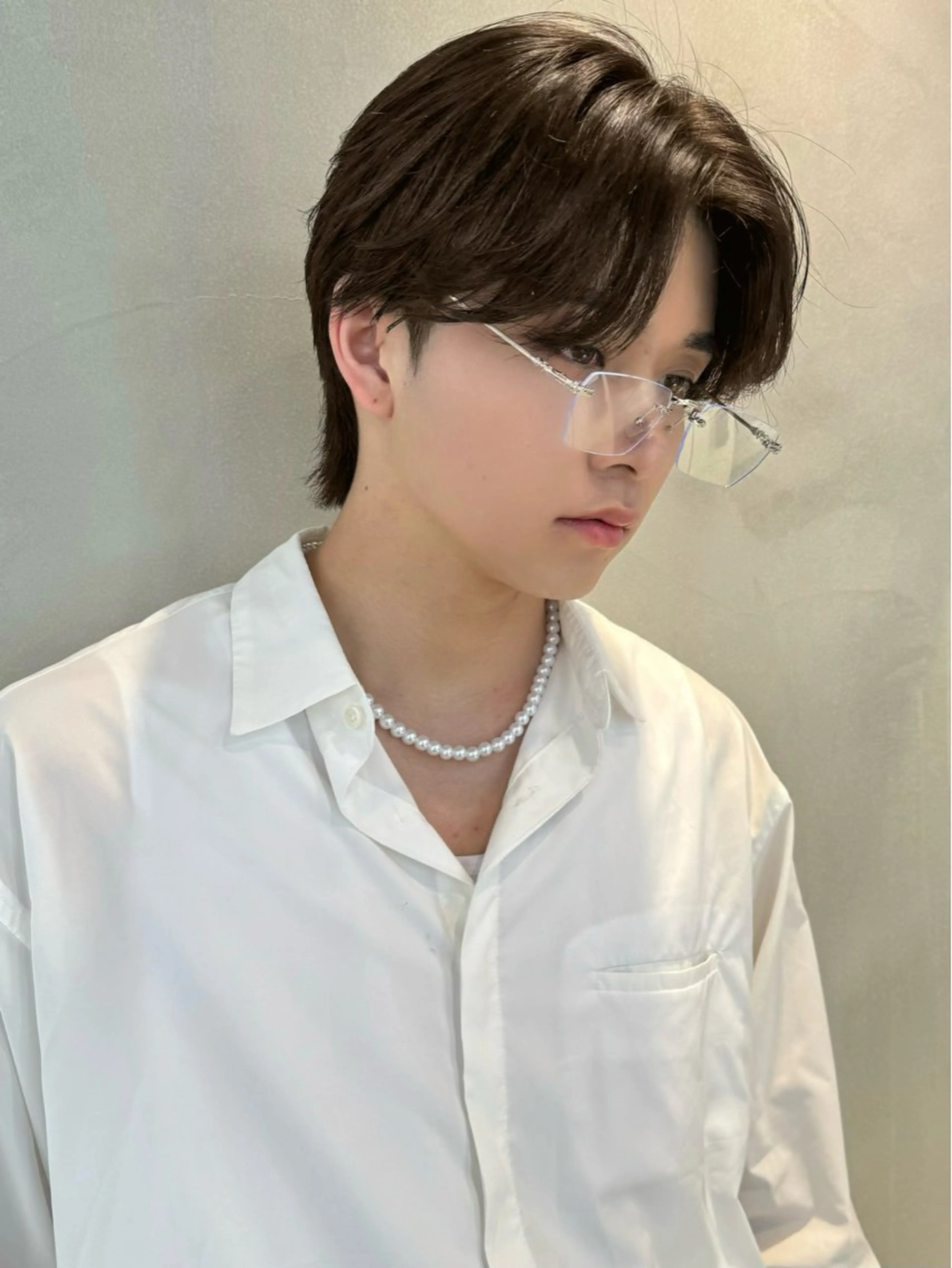 ショート カラー メンズ カット ヘアカラー 🔶似合わせセンター パート/ヤス🔶のヘアスタイル