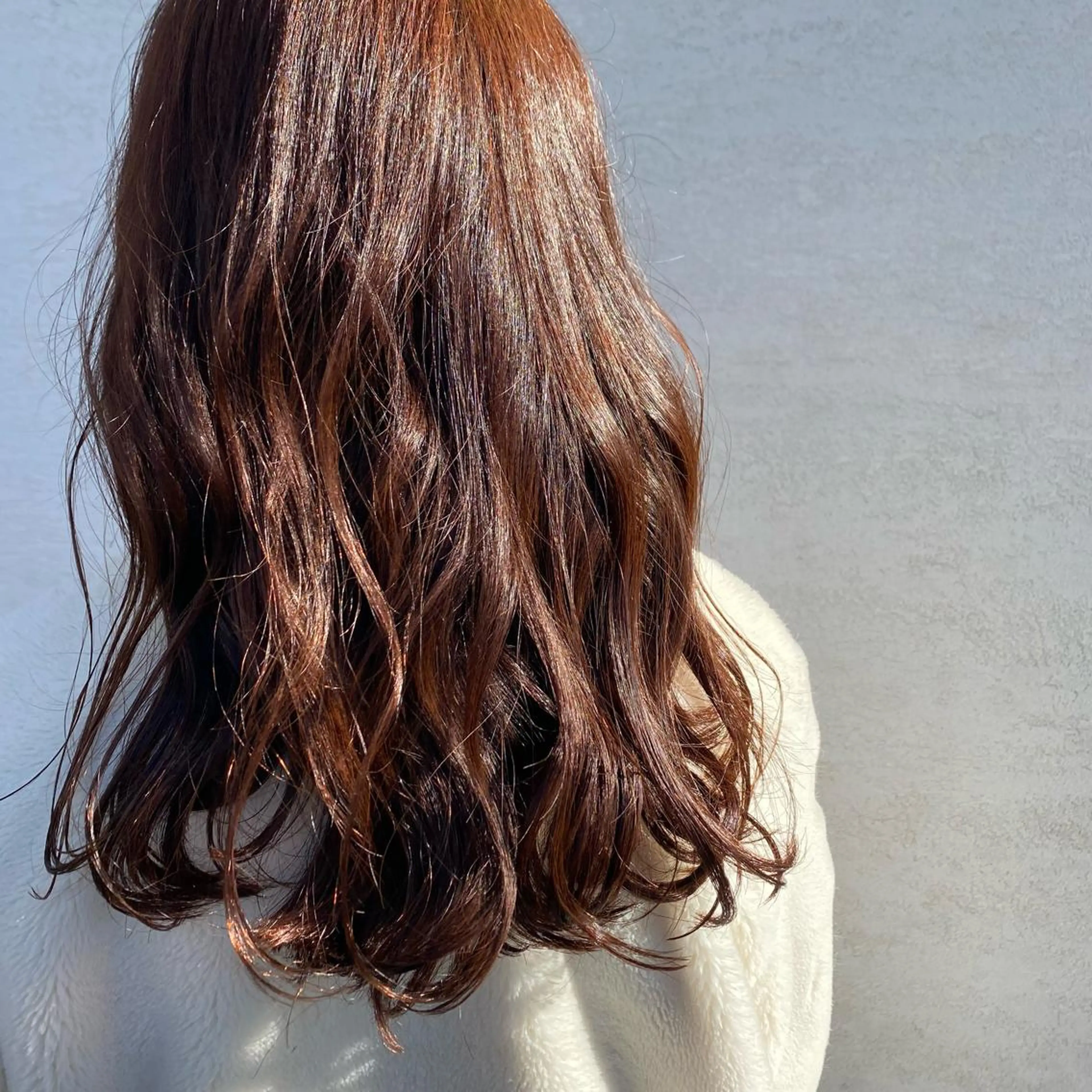 セミロング 栞南🌼/艶カラー/ 髪質改善/ナチュラルのヘアスタイル