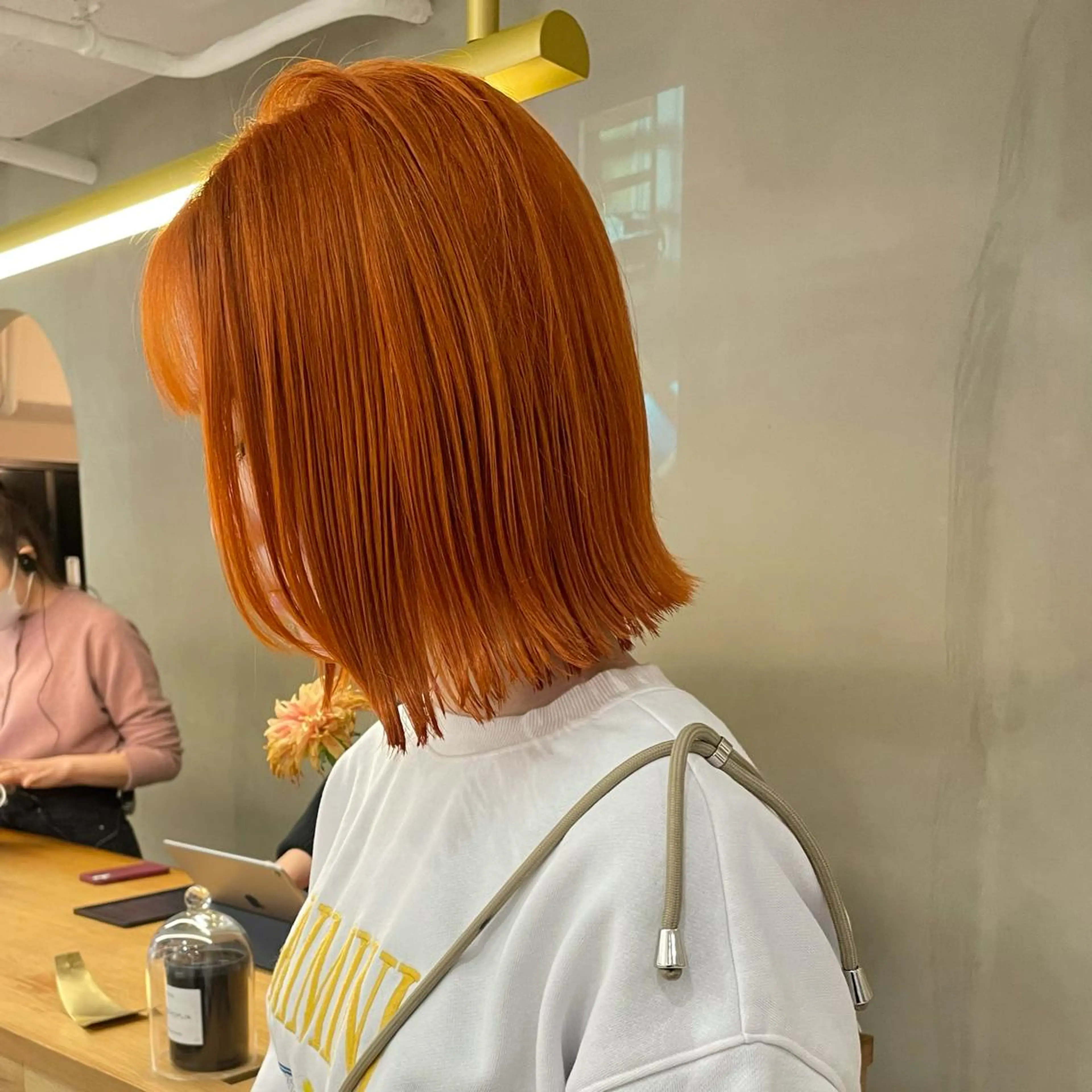 ショート カラー ブリーチ ケアブリーチ ダブルカラー ハイライトカラー イルミナカラー ブリーチ/レイヤー 🌻Mutsumiのヘアスタイル