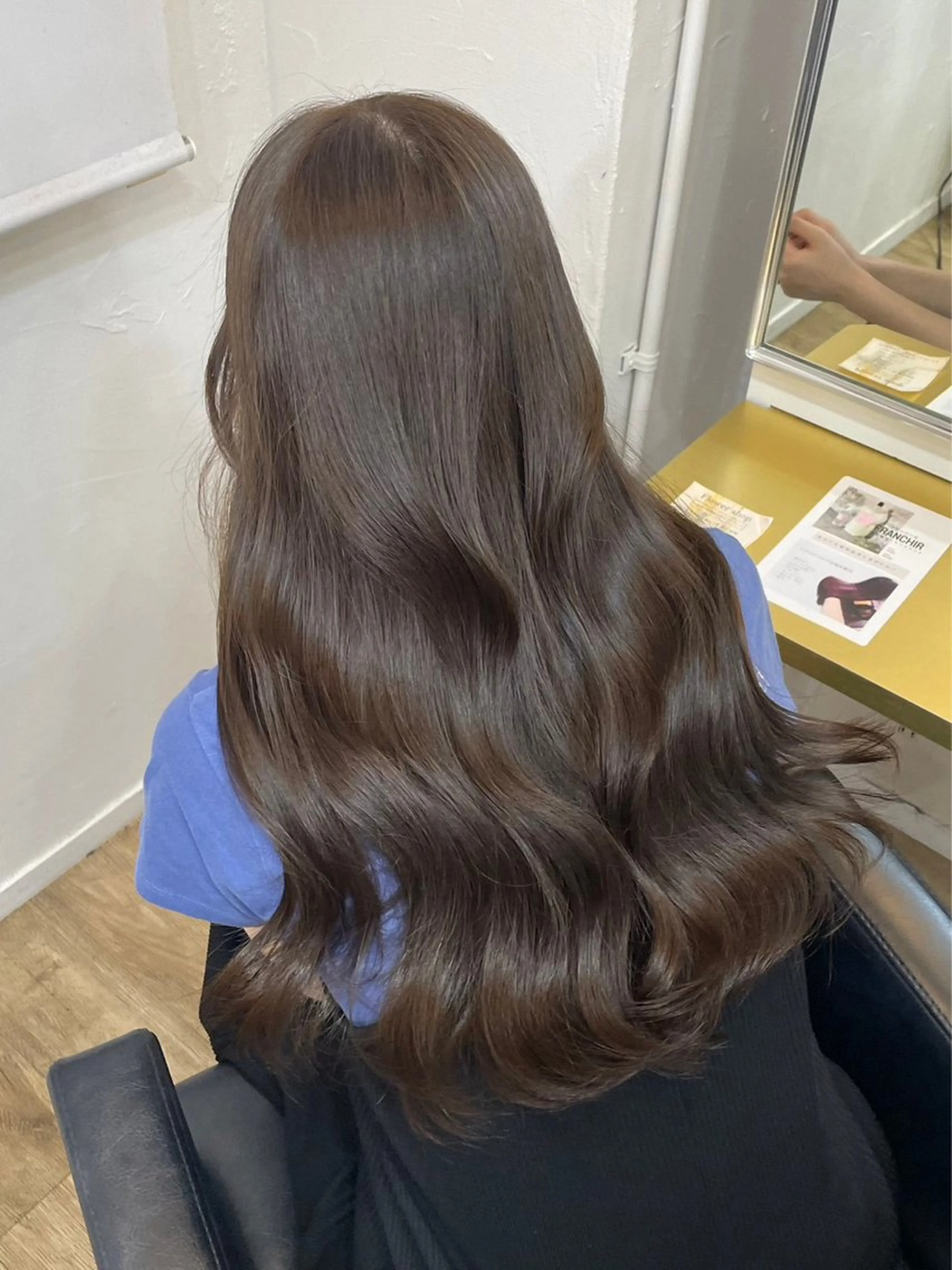 ロング カラー ヘアカラー トリートメント 艶髪カラー/ 茶屋町/王子凌汰のヘアスタイル