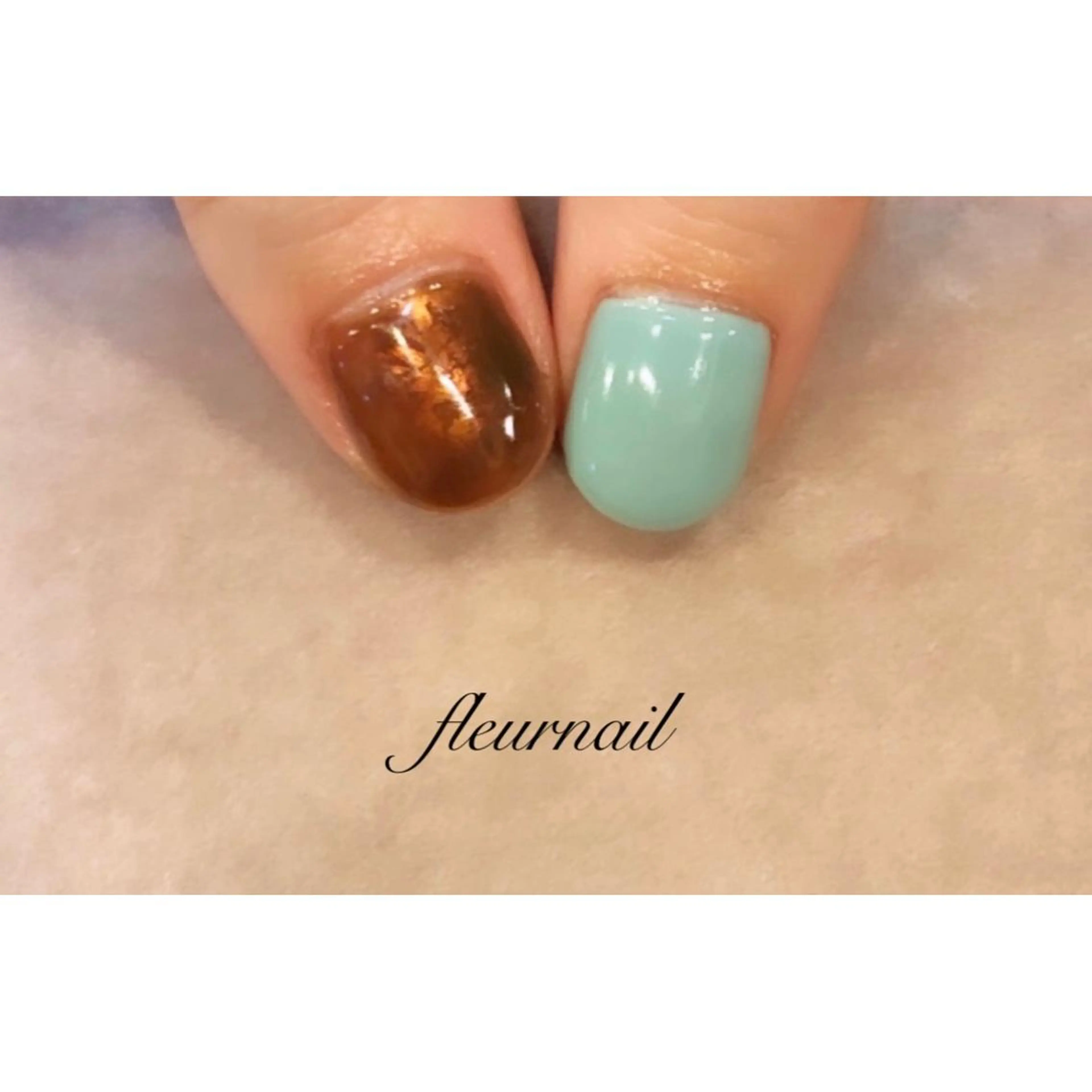 ネイル ハンドネイル 【パラジェル登録サロン】nail pollen所属・fleurnail miuraのネイルデザイン