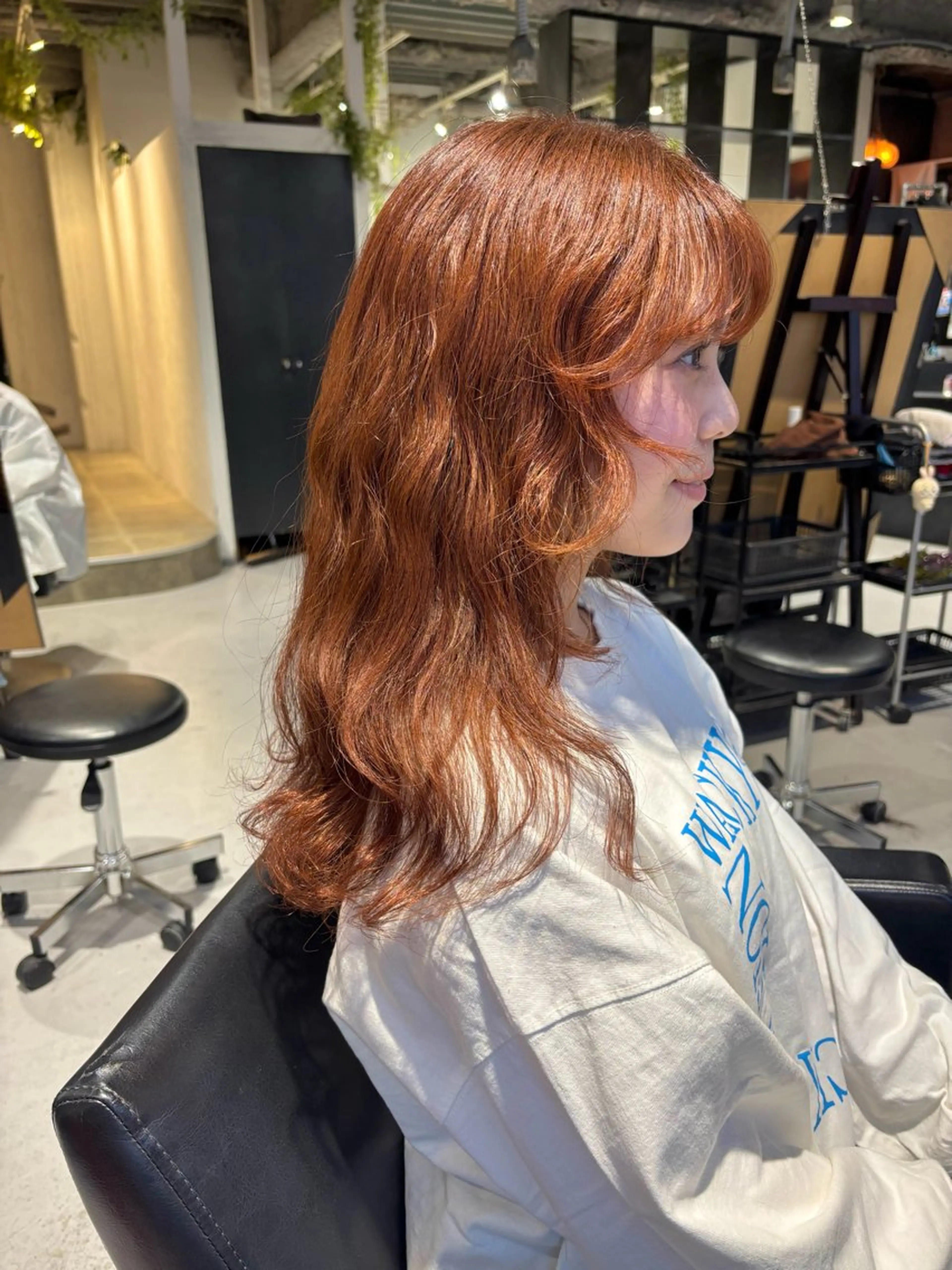 ロング カット ヘアカラー inc新小岩北口店 🫧Nichikaのヘアスタイル