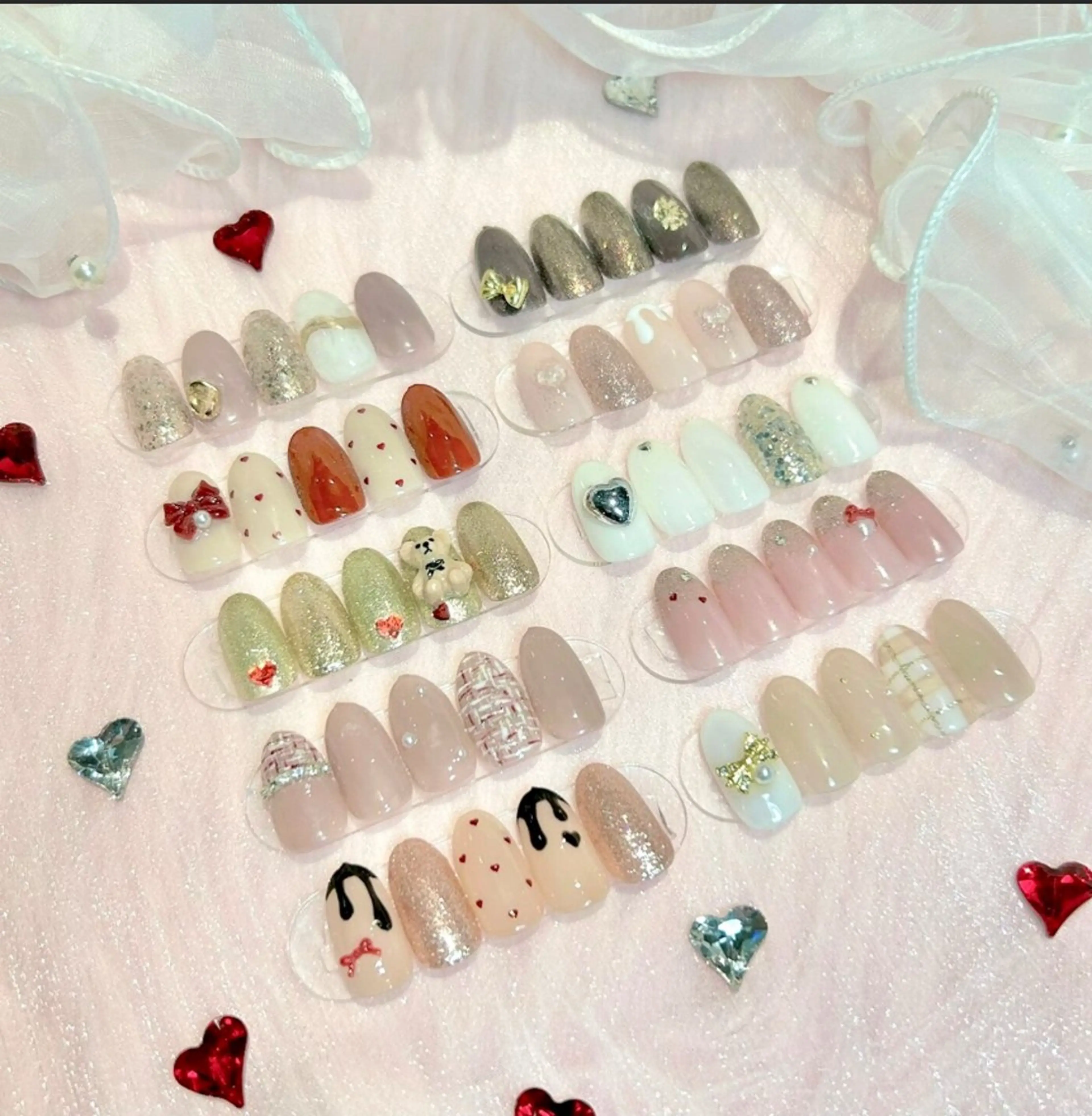 🔰口コミ記入必須【Jr.】HAND⭐️オフなし⭐️🩵❄️冬限定ネイル❄️🩵の写真