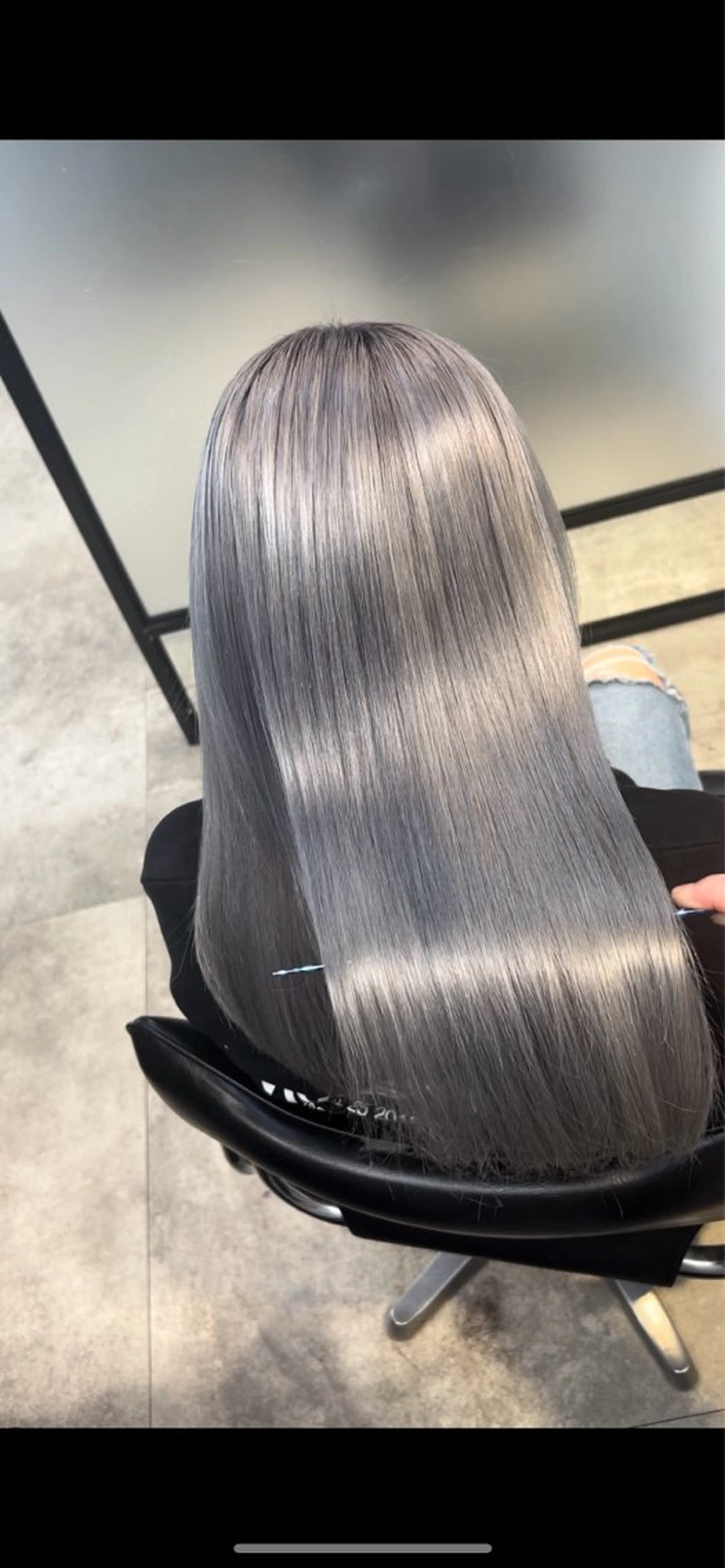 ロング カラー ヘアカラー トリートメント 及川シゲル 髪質改善講師のヘアスタイル