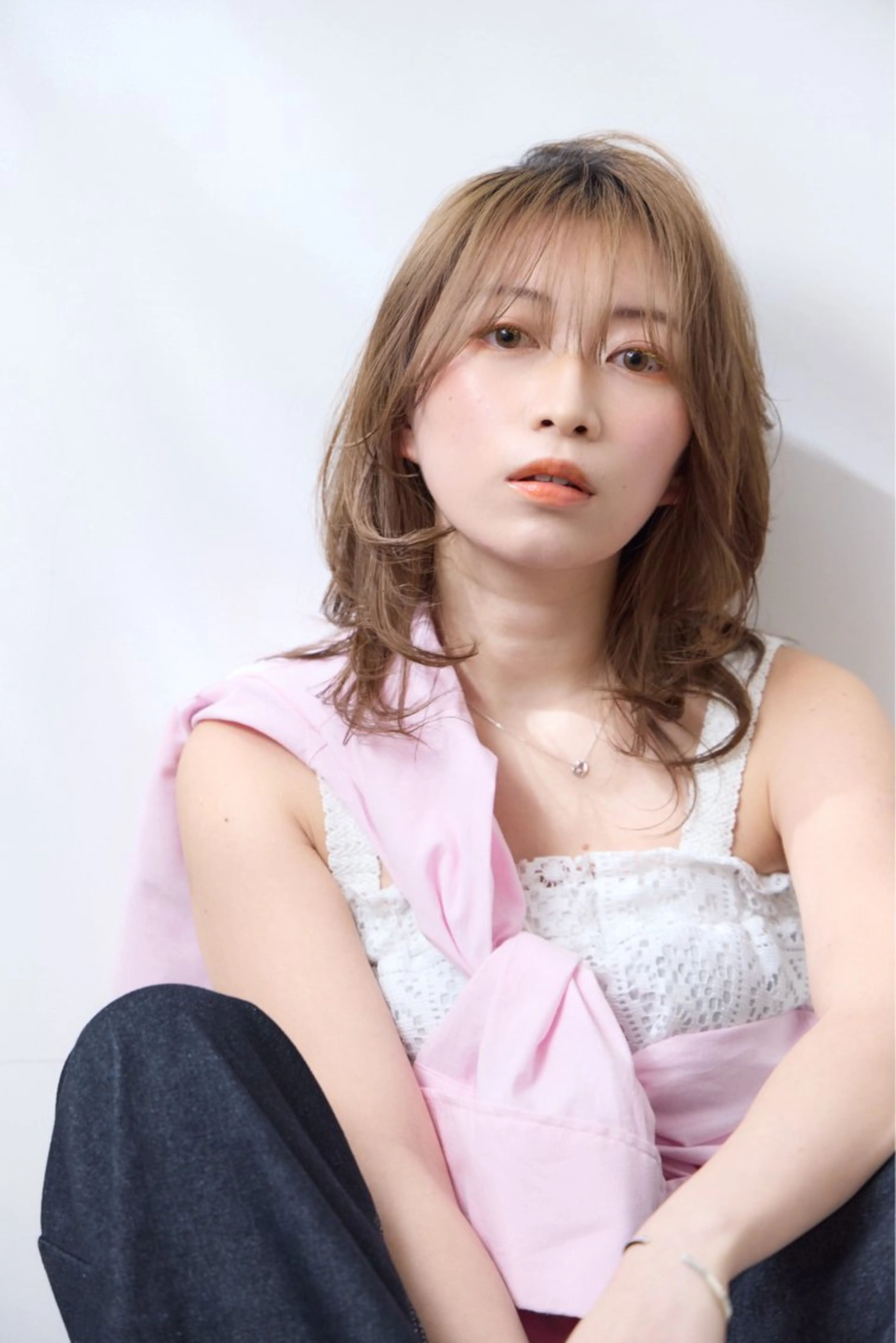 ミディアム GIEN Smart Salon by milbon 西宮ガーデンズ　プラス所属・吉原 星稀のヘアスタイル