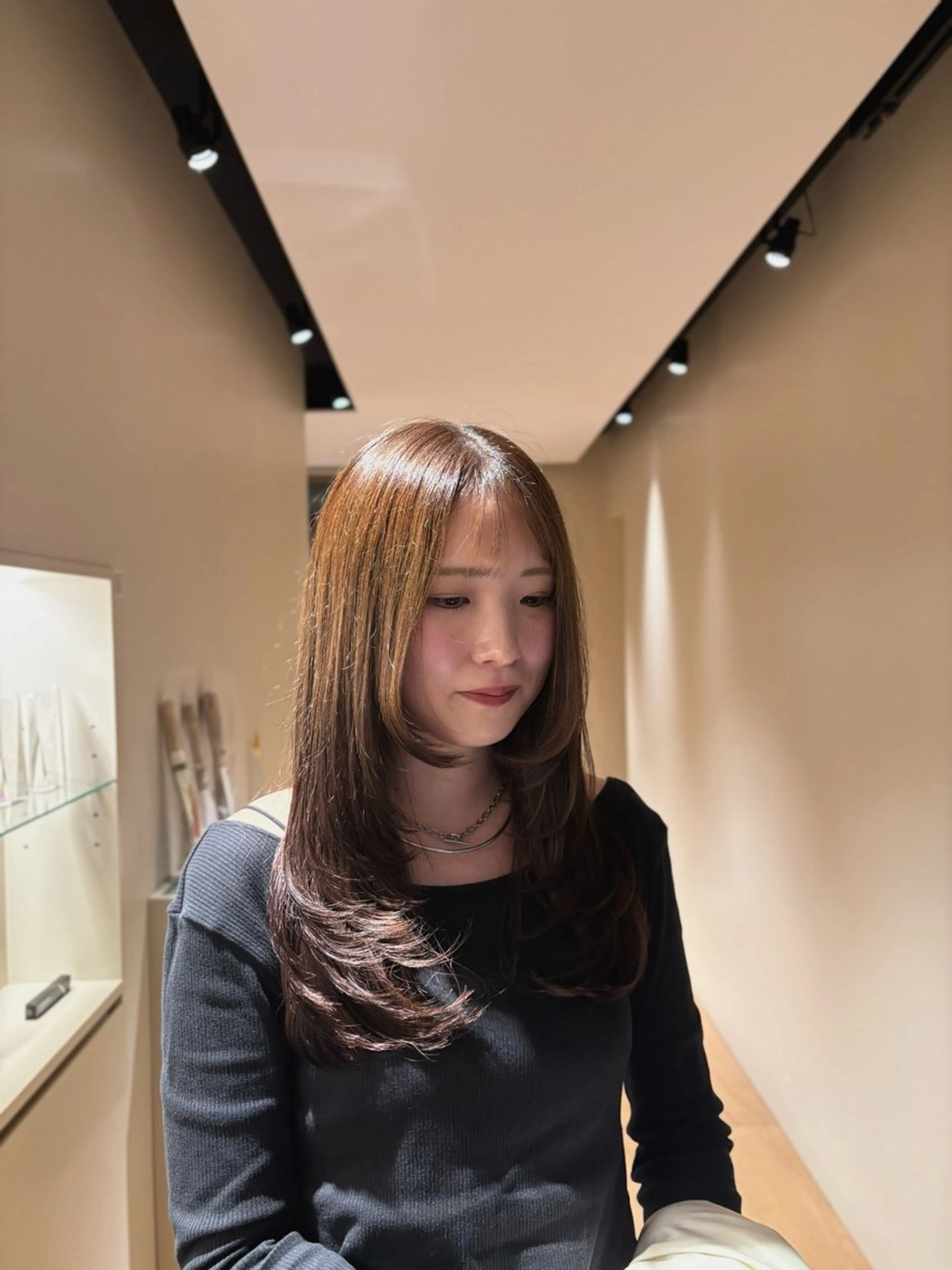 セミロング 北尾 斗唯のヘアスタイル
