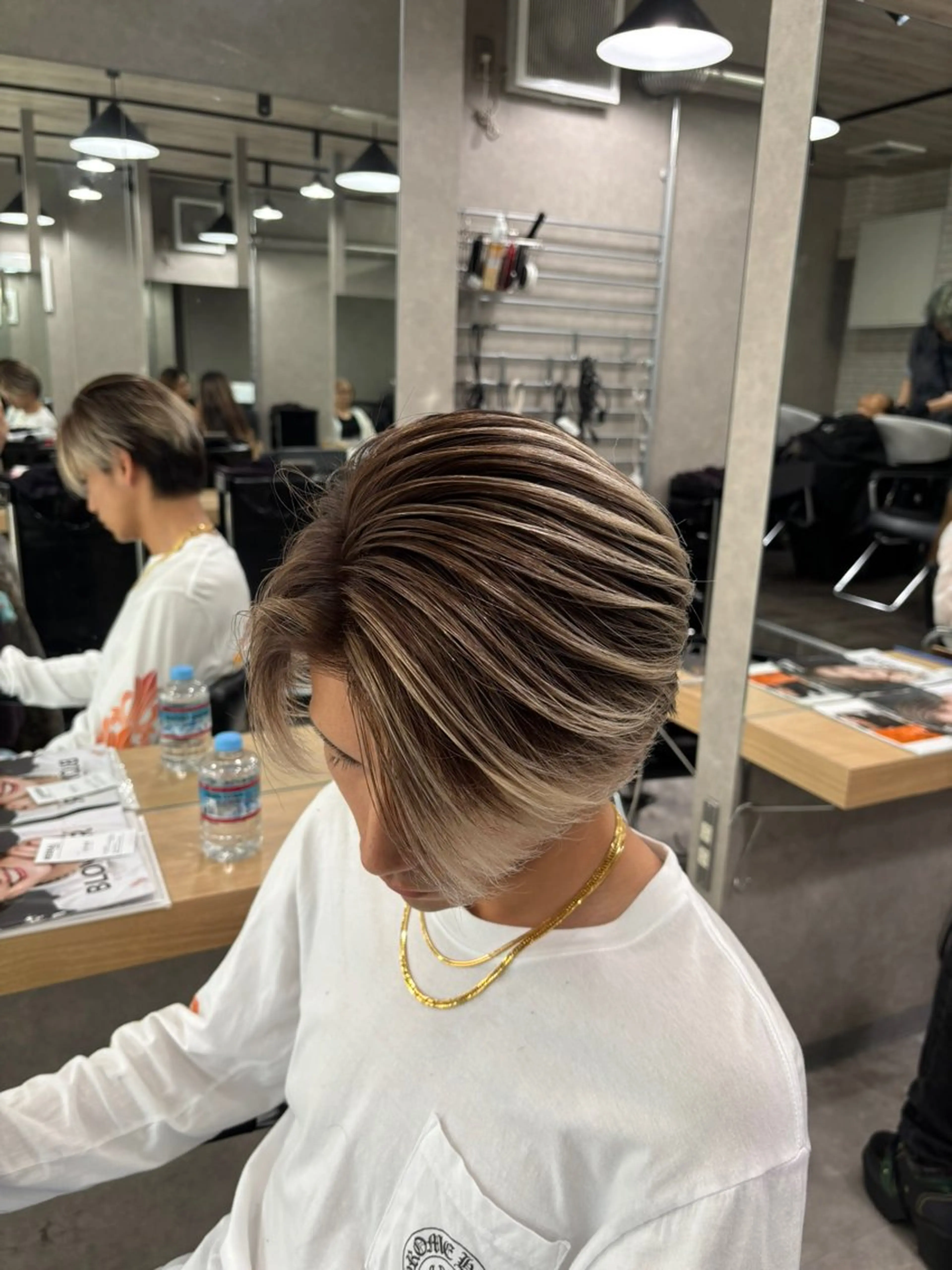 メンズ ヘアカラー KAIRI/大宮/ メンズバレイヤージュのヘアスタイル