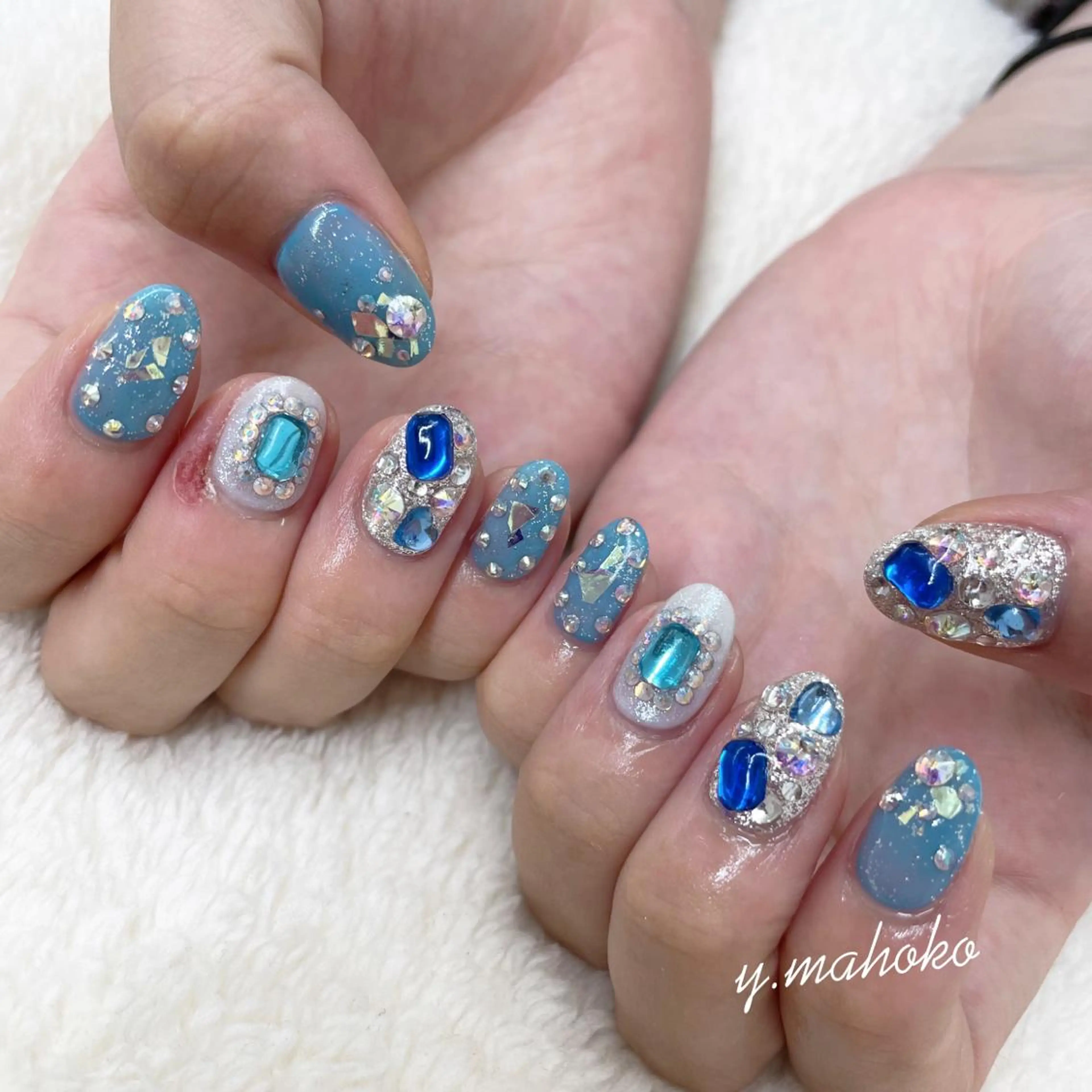 ネイル ハンドネイル She nail studio 原宿所属・パラジェル有/ スカルプ/mahoのネイルデザイン