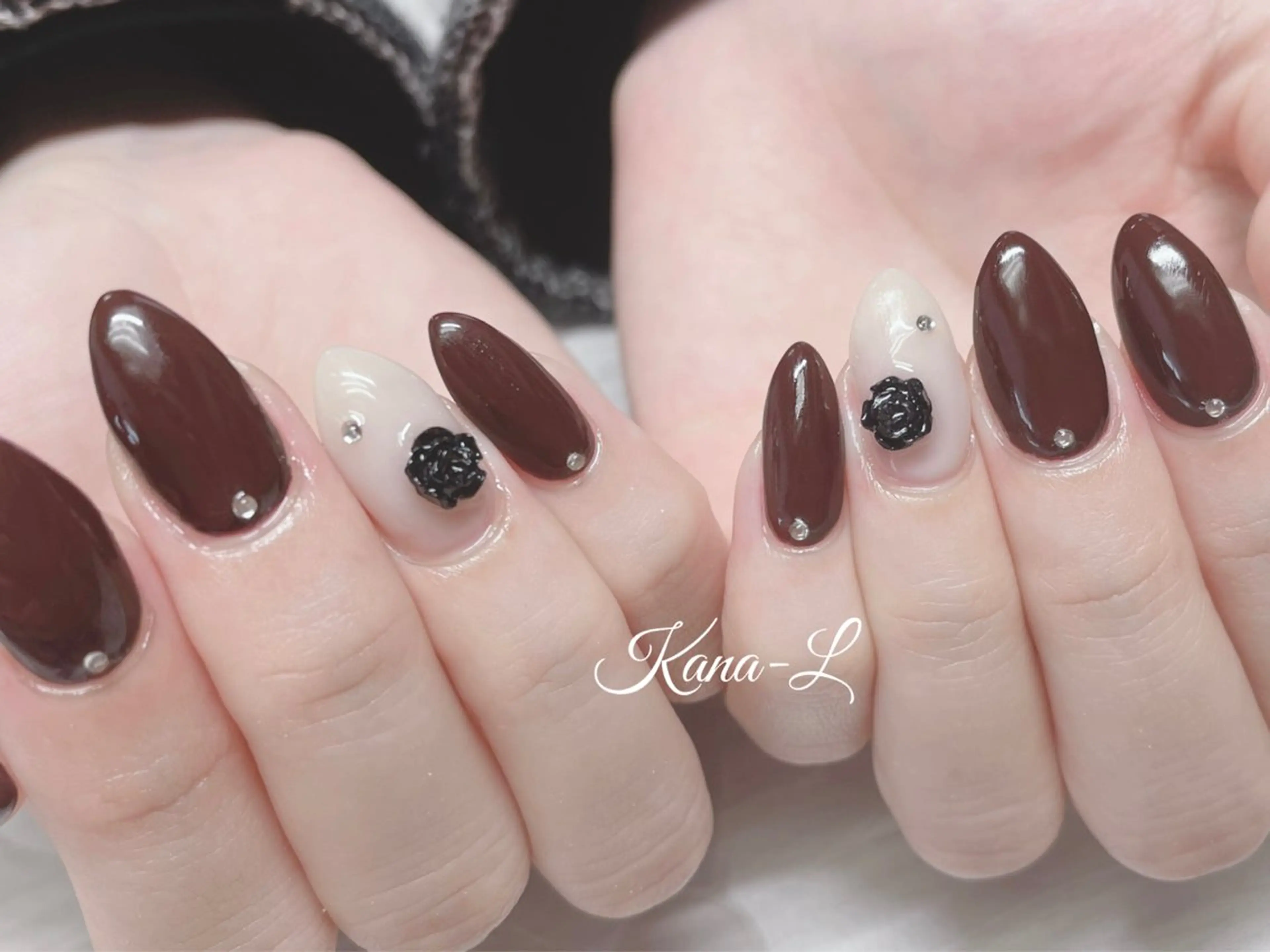 ネイル ジェルネイル 韓国ネイル パラジェル ワンホンネイル 芦辺 香奈のネイルデザイン