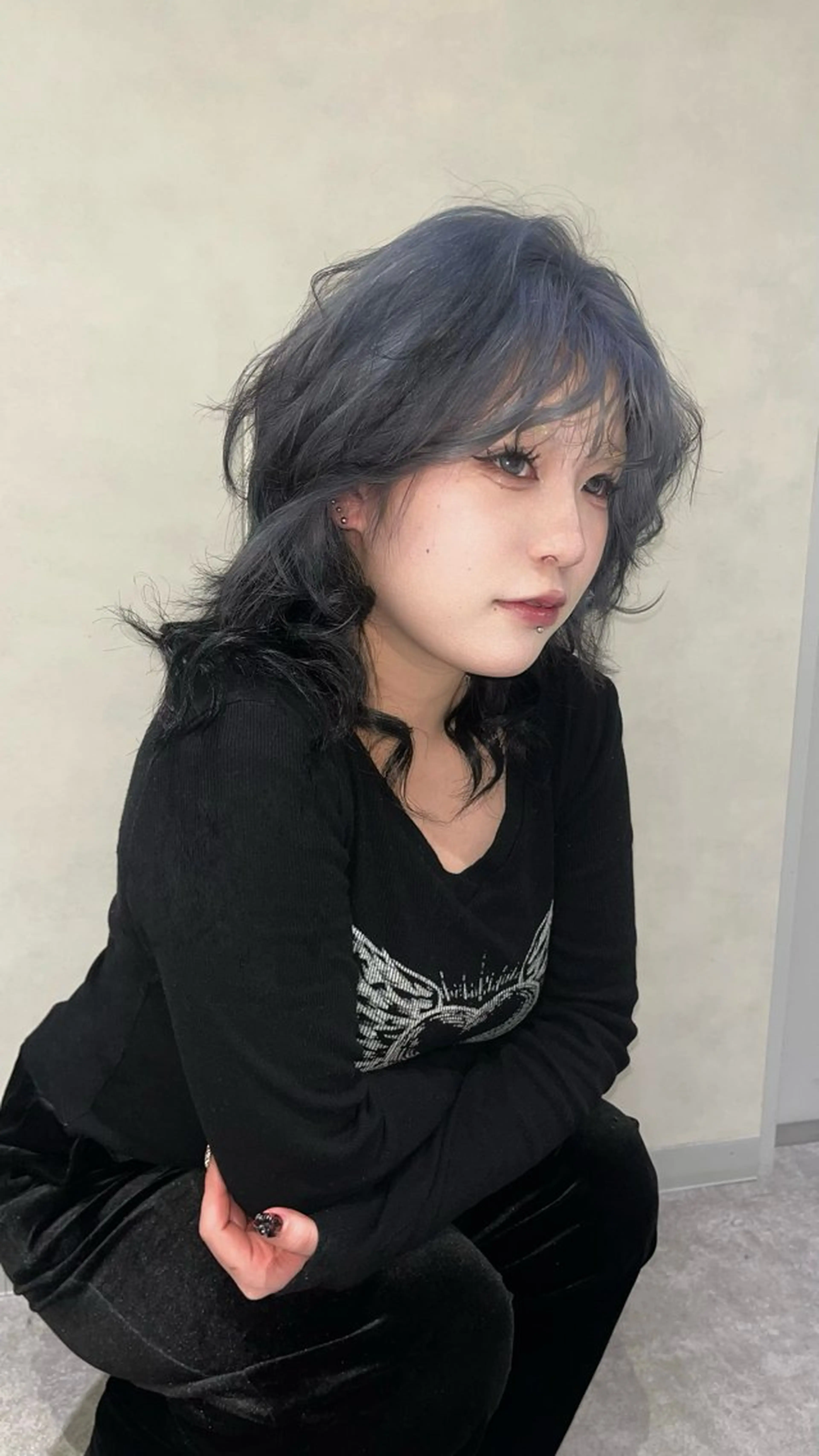 ミディアム モデル募集中/西梅田 mizuki🍒のヘアスタイル