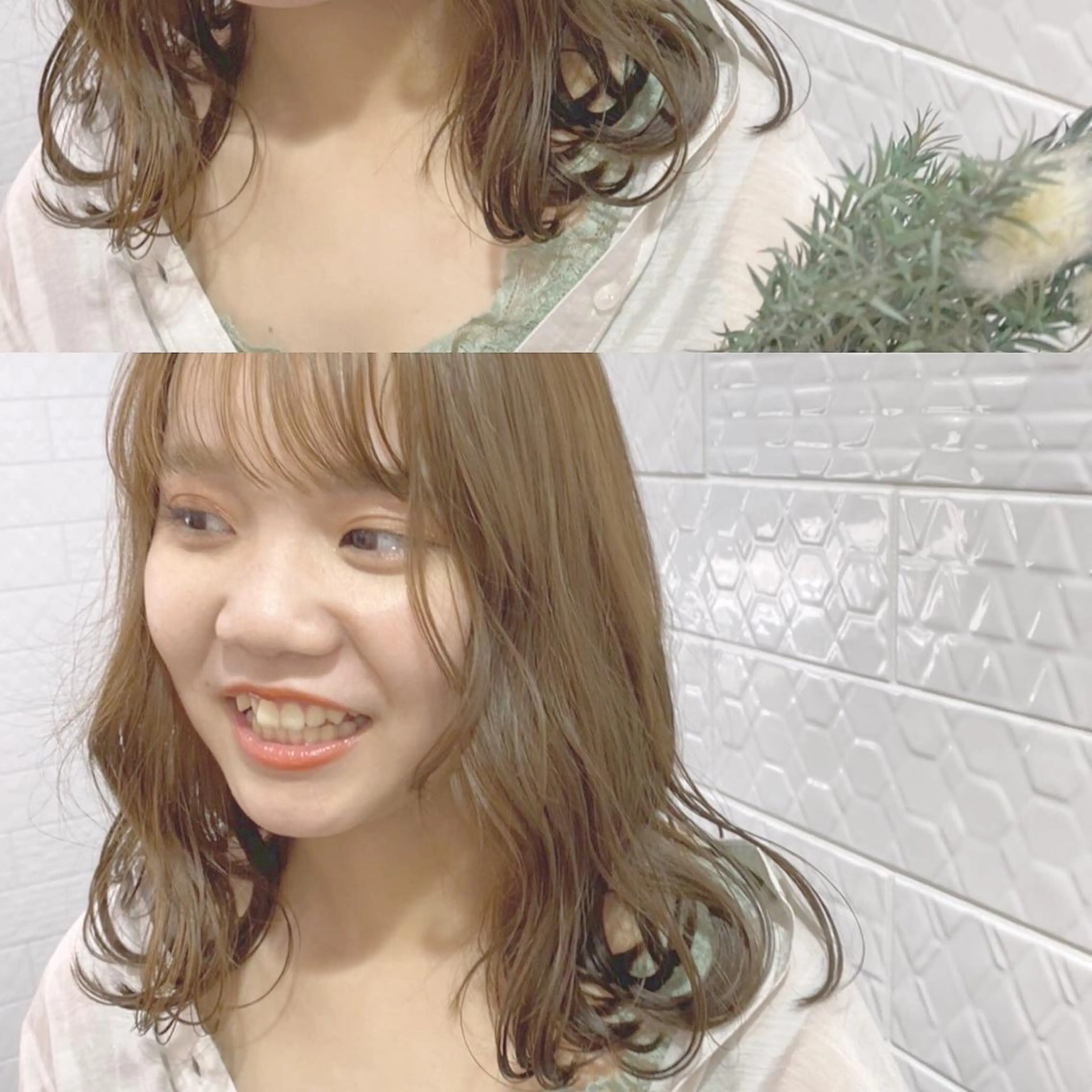 セミロング カラー mako︴ Euphoriaのヘアスタイル