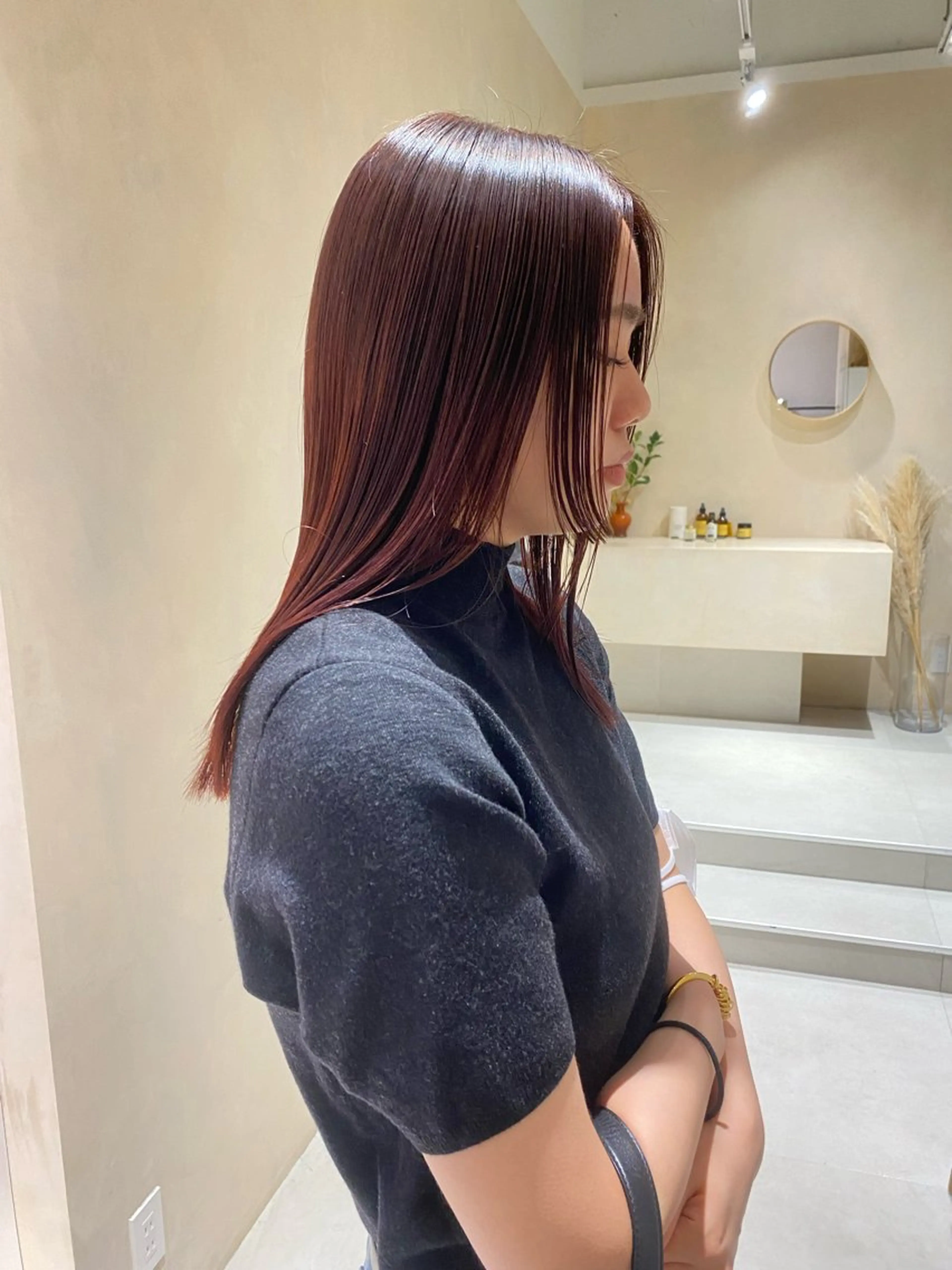 ロング カラー cie所属・ボブ/ミニボブ 透明感カラーkadoのヘアスタイル