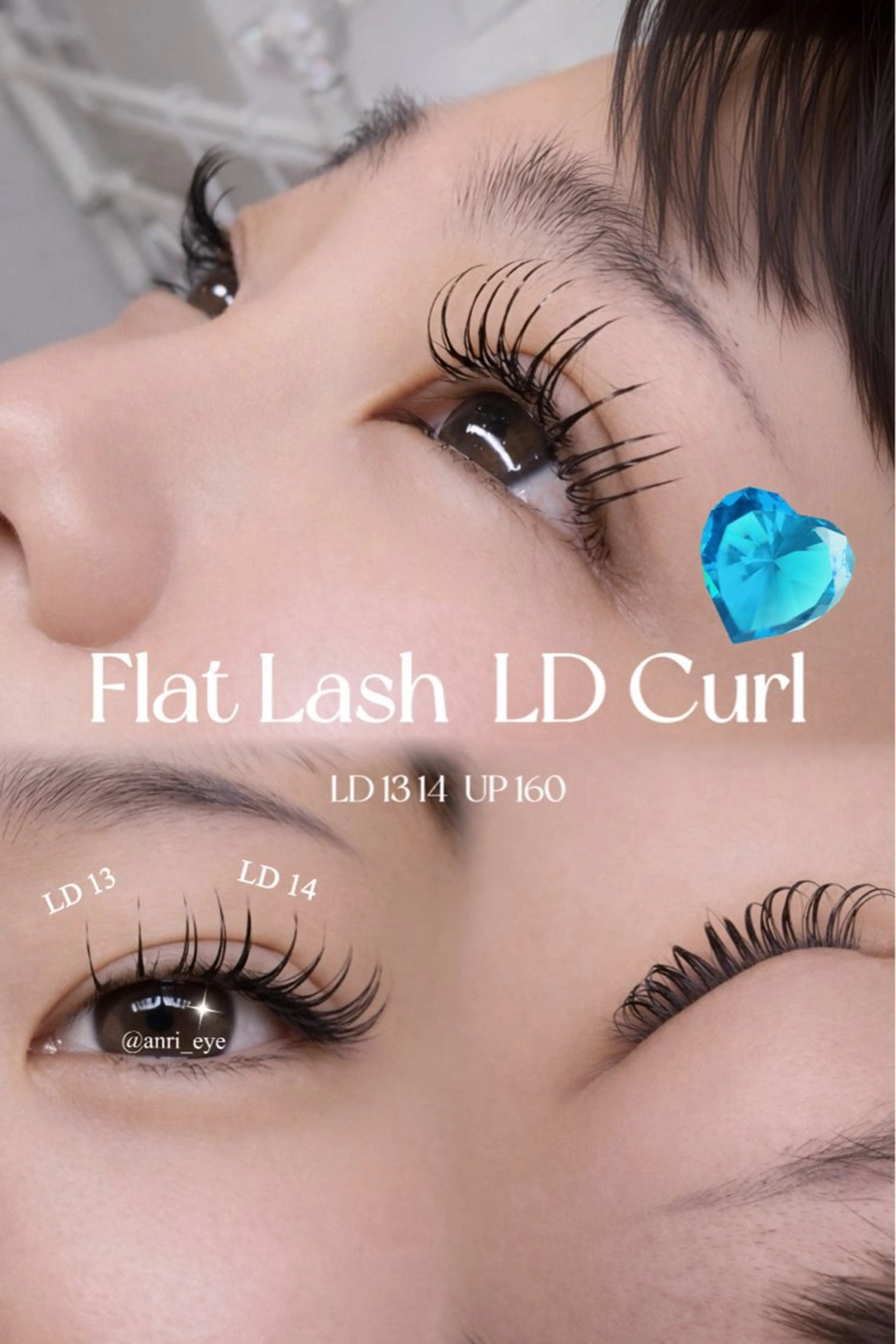 マツエク・マツパ Cカール Dカール マツエク ANRI 韓国 ワンホン まつ毛🎀のマツエク・マツパデザイン