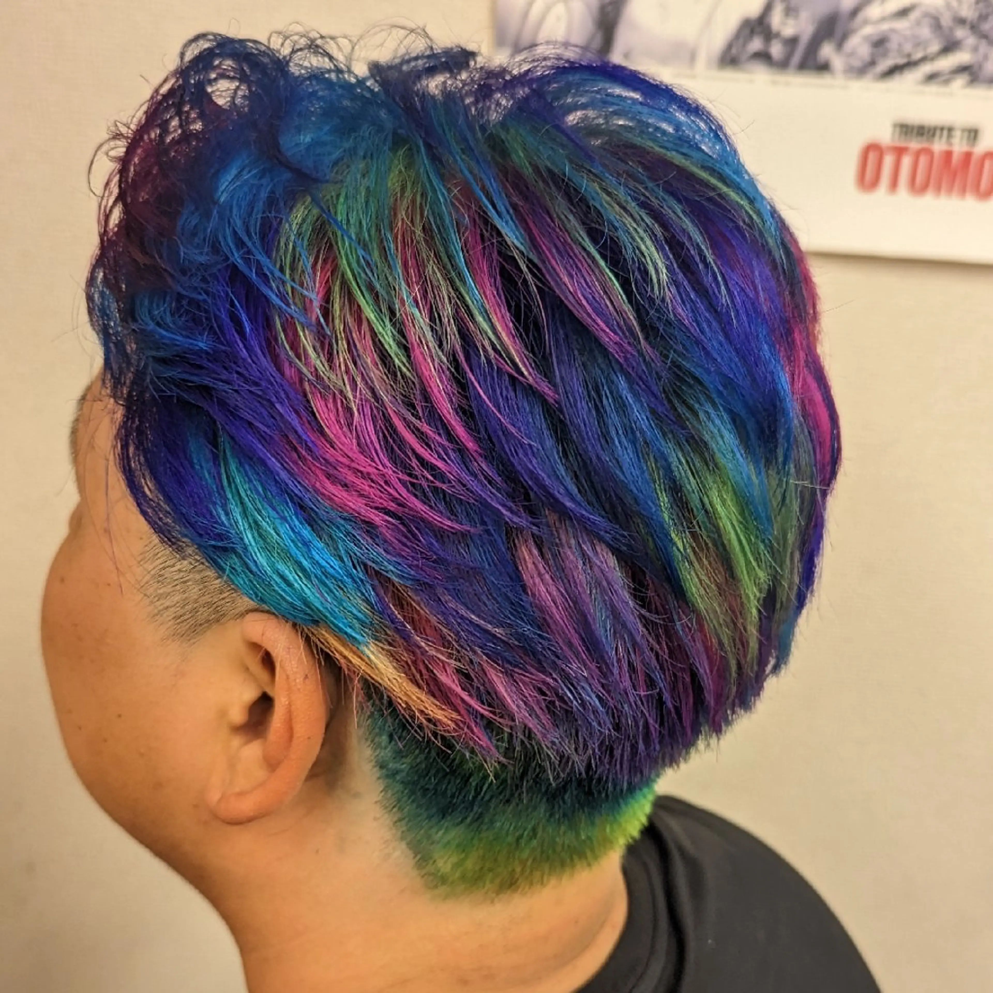 ショート メンズ カラー カット ヘアカラー トリートメント fuwat所属・秋葉原でカラーする なら🐉ちぇーたんのヘアスタイル