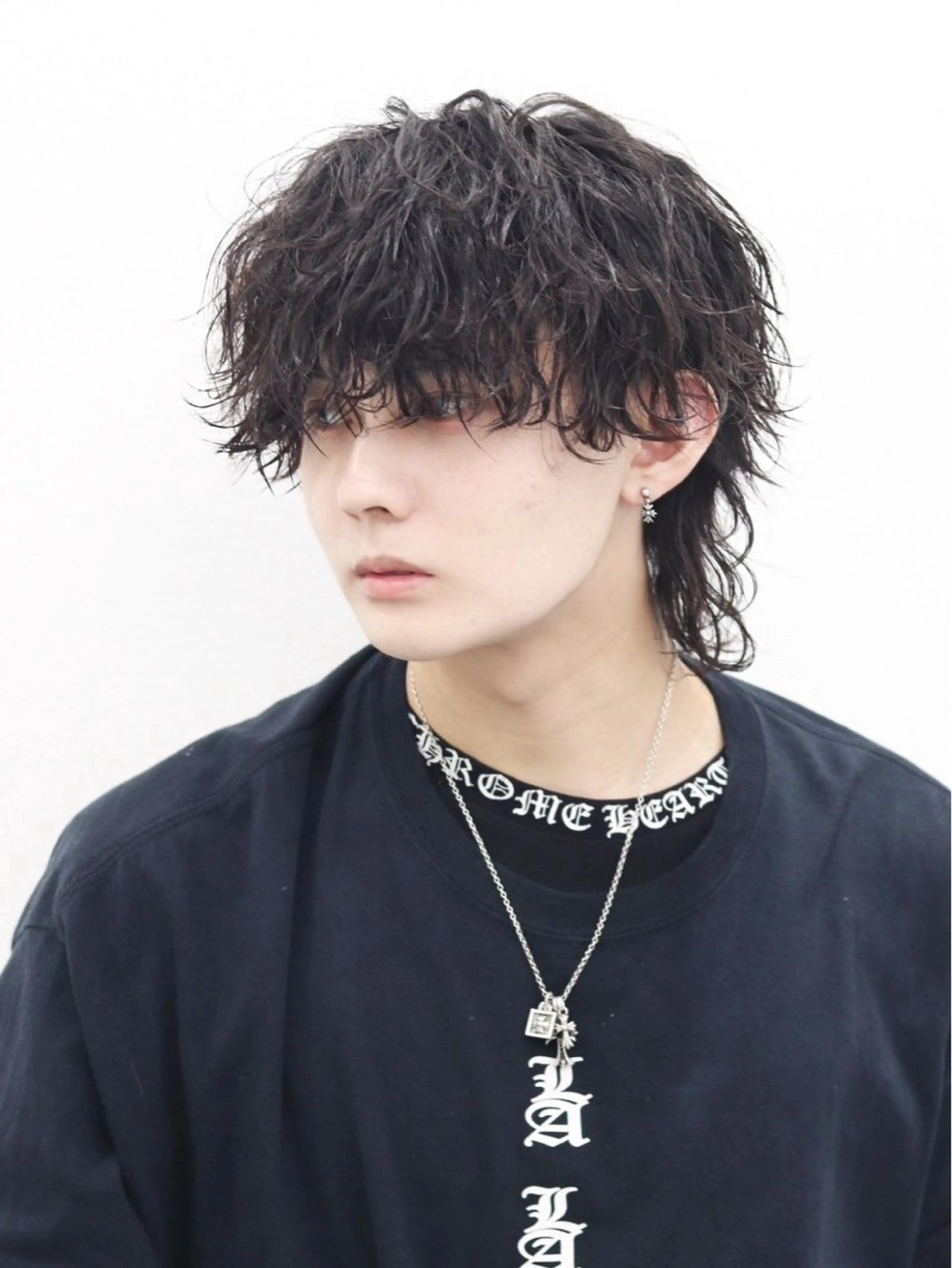 セミロング カラー パーマ ヘアアレンジ メンズ 似合わせカット メンズ特化❤️‍🔥 RIKU❤️‍🔥のヘアスタイル