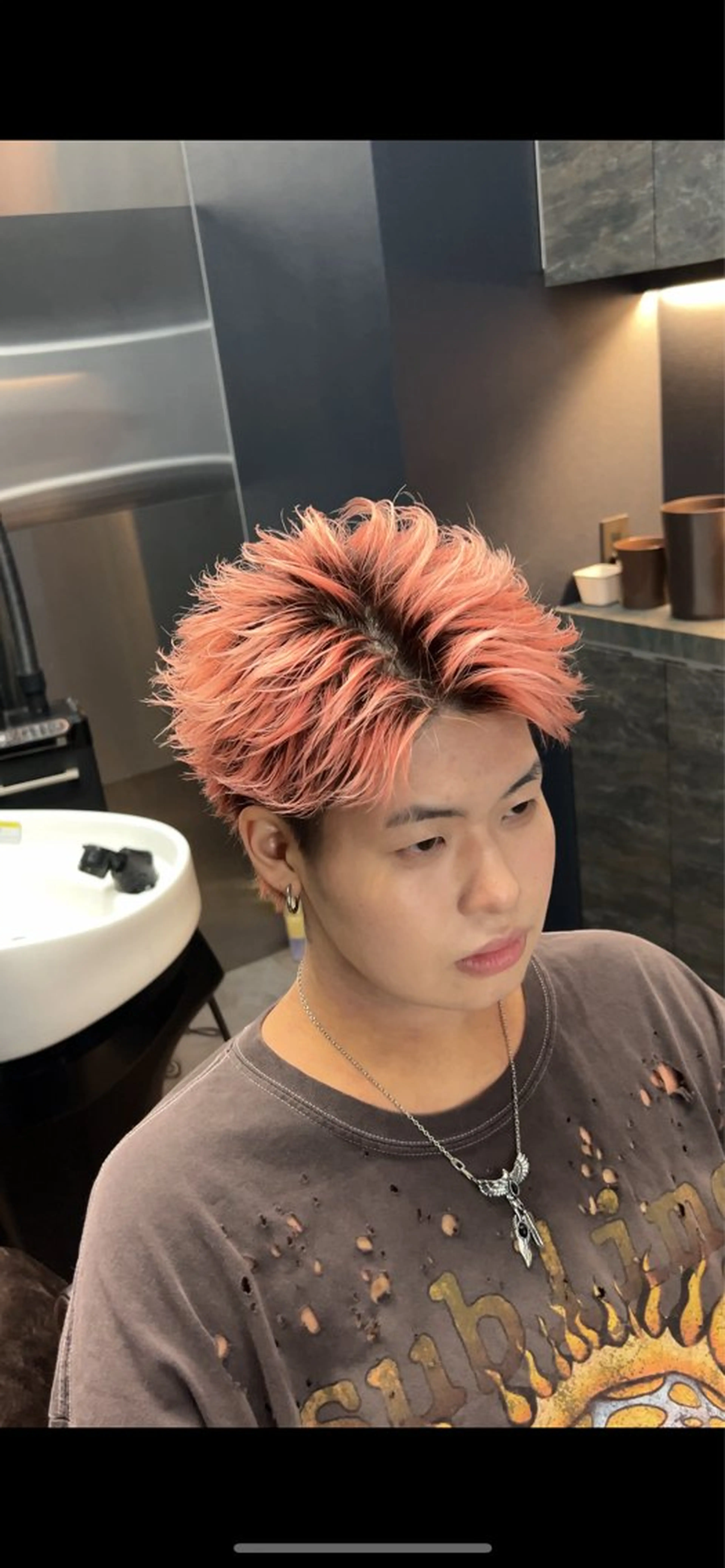 カラー メンズ カット ヘアカラー 【札幌メンズ特化】 つばさ🔥のヘアスタイル