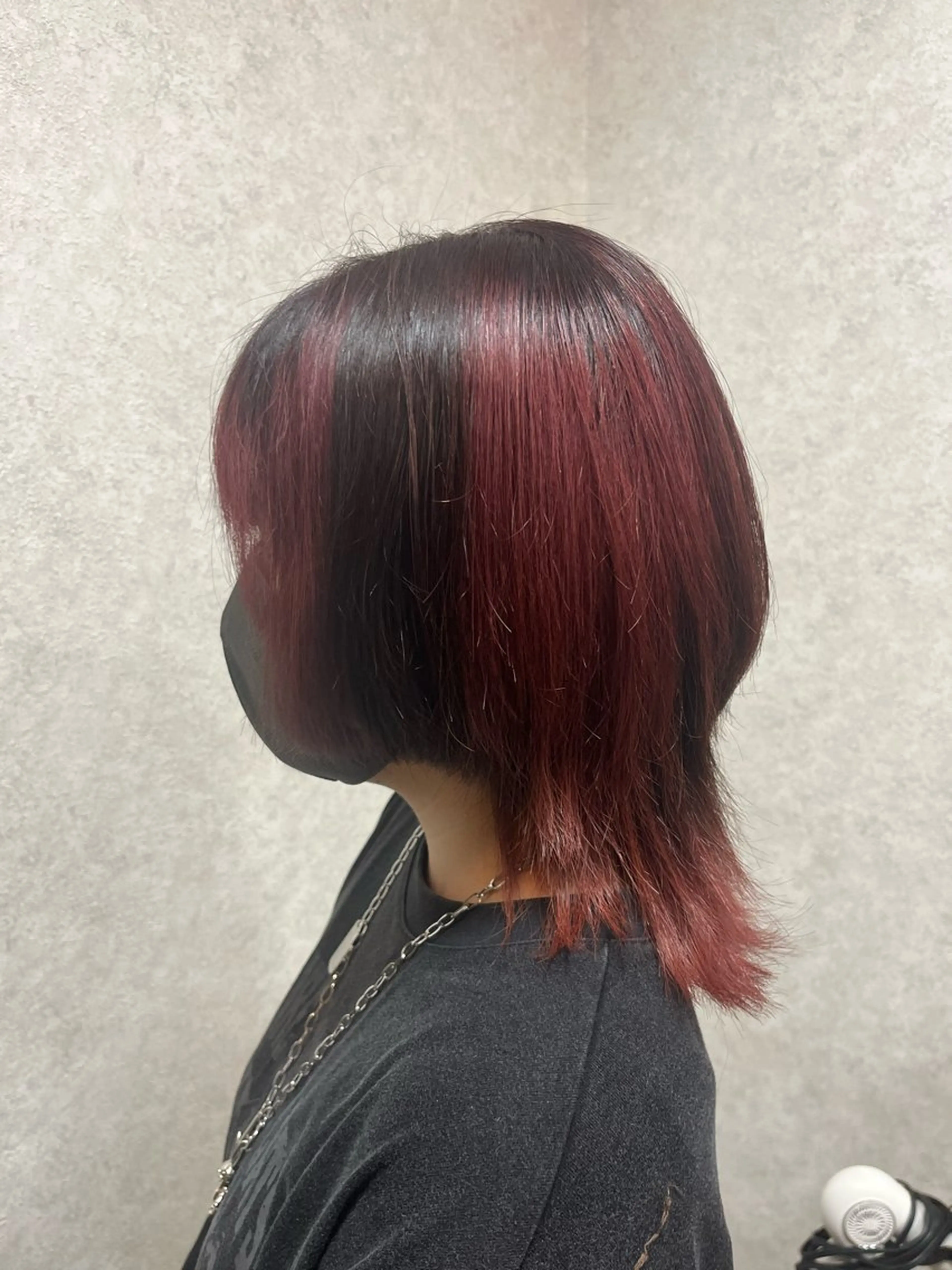 ミディアム 阿部 叶夢のヘアスタイル