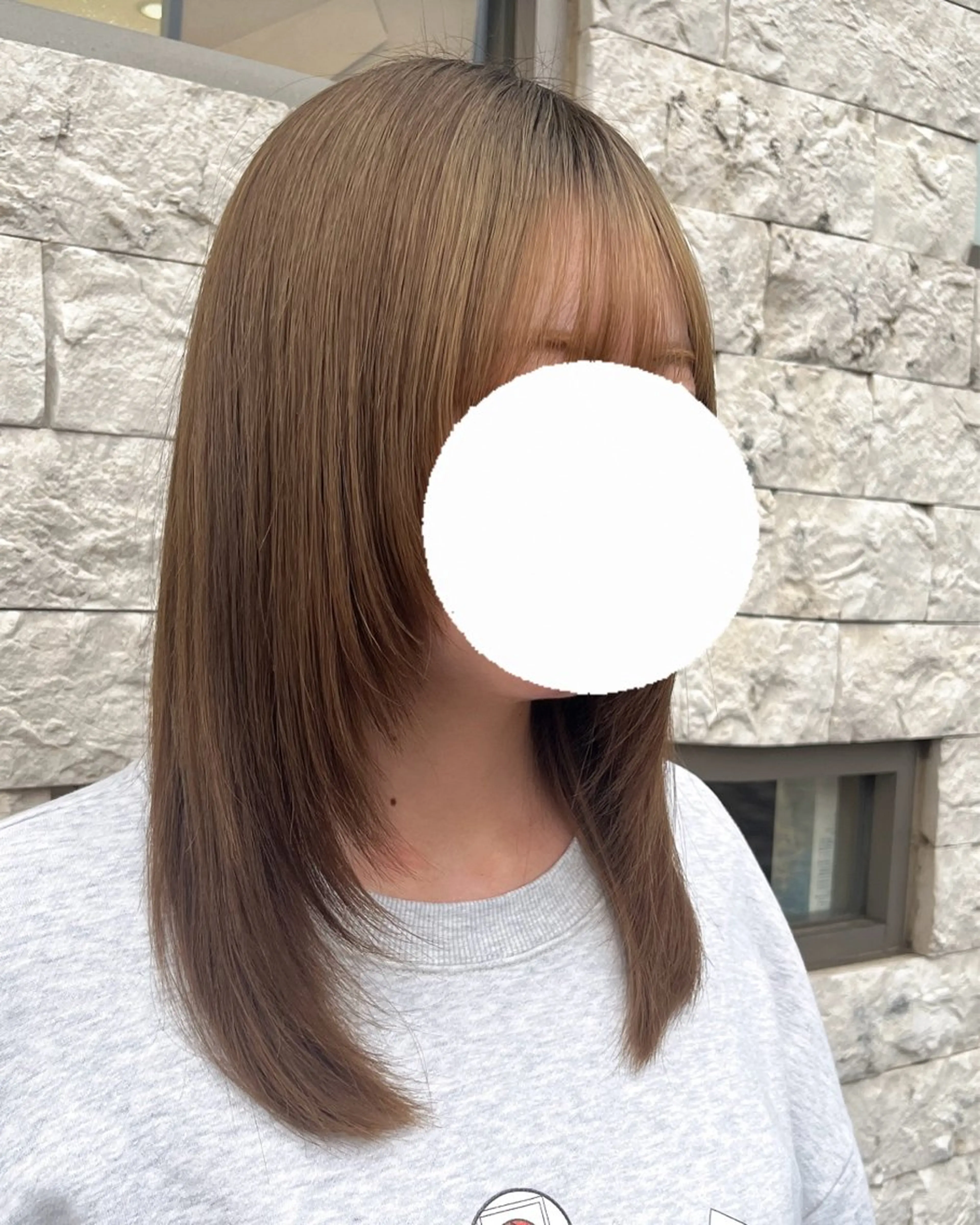 セミロング kisa nakajimaのヘアスタイル