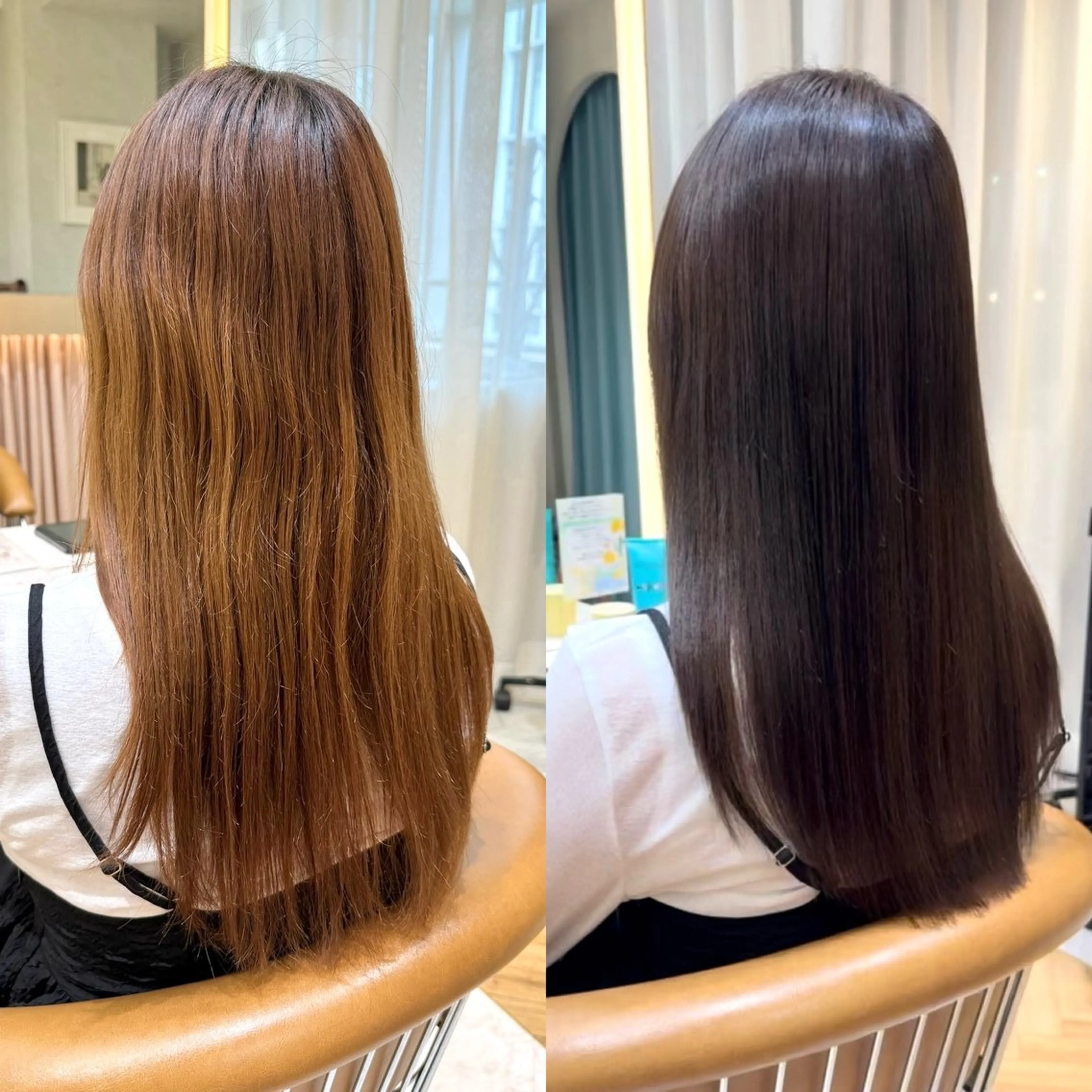 ⭐️直前割⭐️【地毛風美髪縮毛矯正】+【ダメージレスカラー】＋【超音波パラボトリートメント】＋【カット】の写真