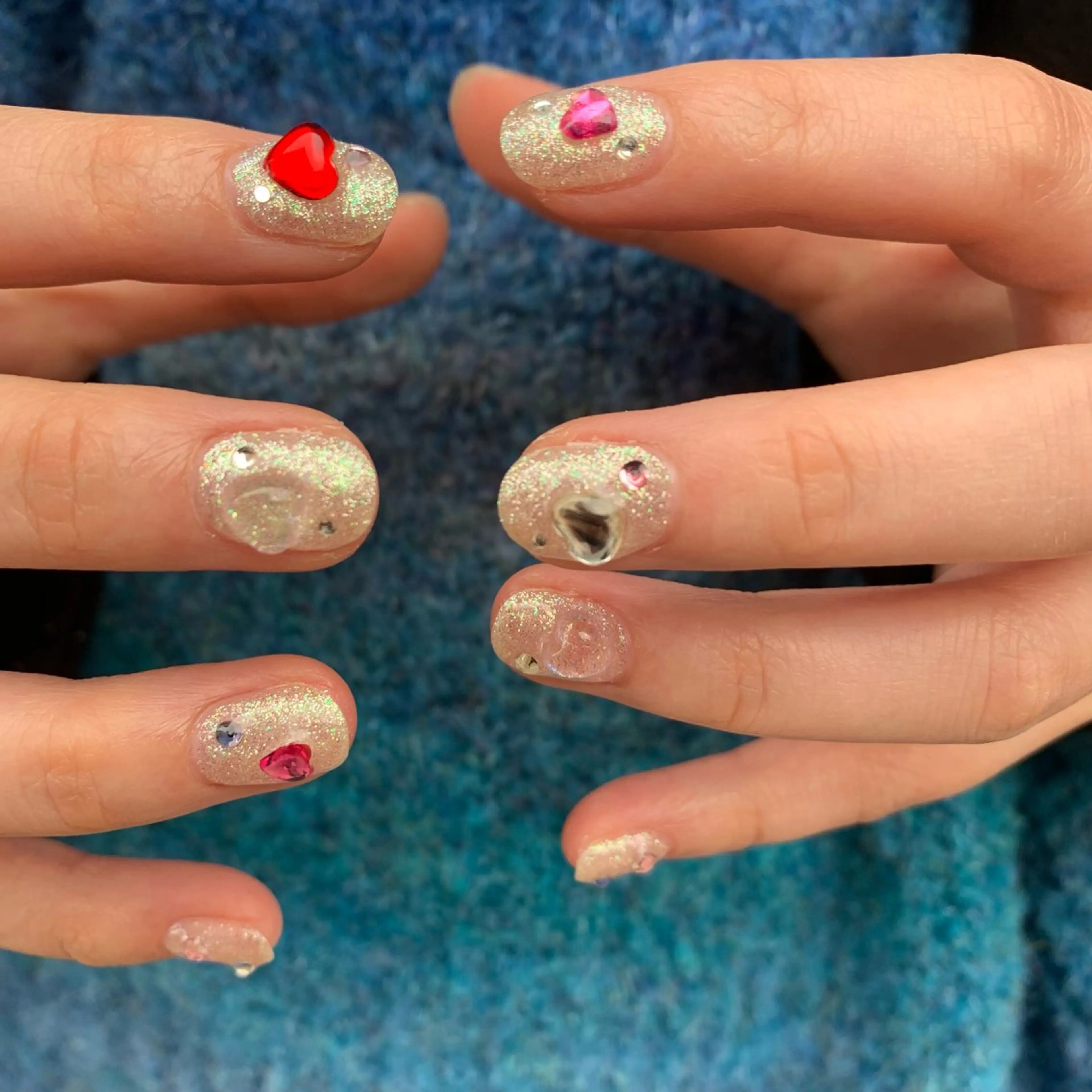 ネイル キラキラネイル ラメ(グリッター) ELAN) Hasegawaのネイルデザイン