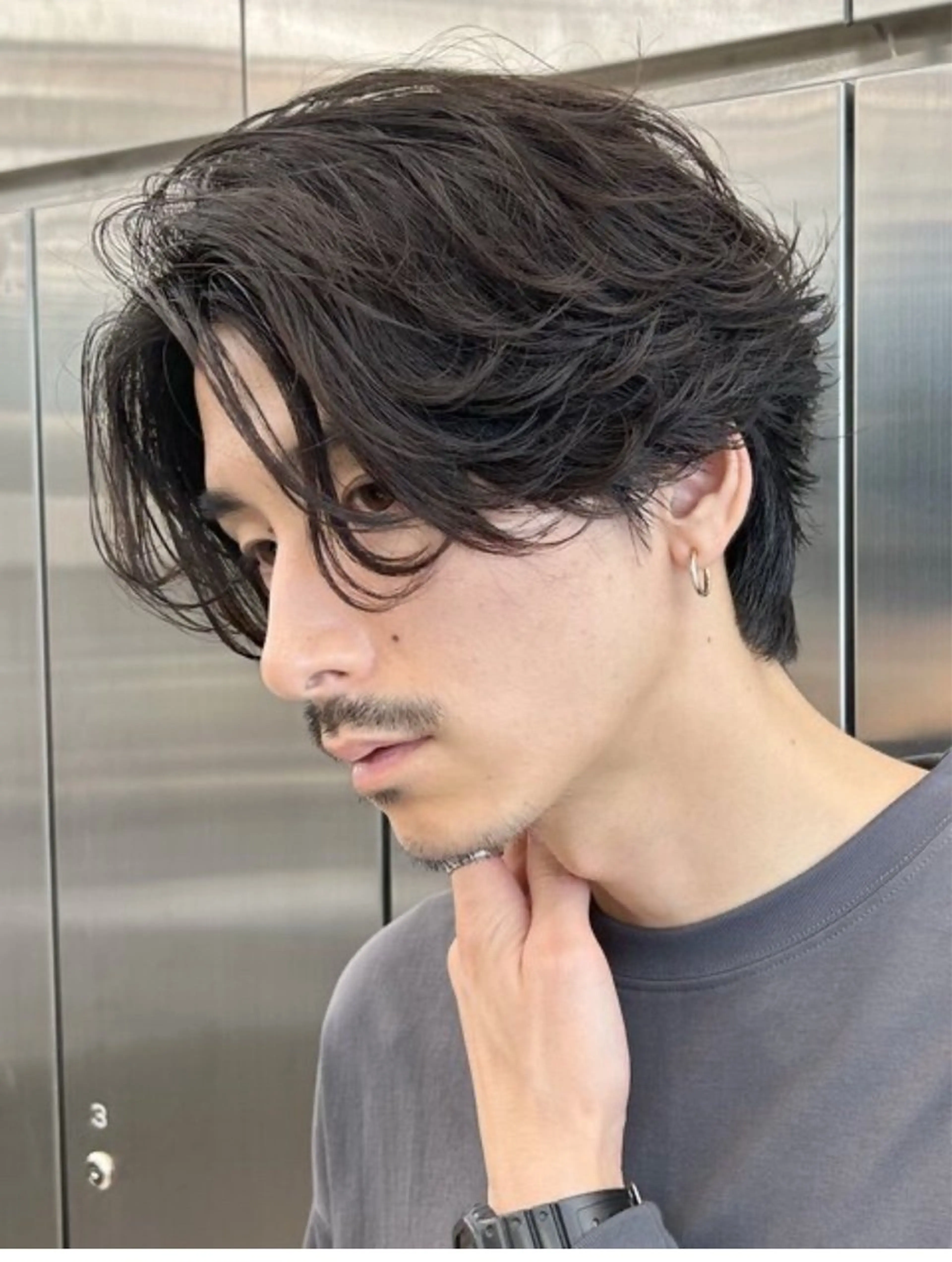 パーマ メンズ パーマ 🌀toa/波巻き✨ /メンズパーマ／栄のヘアスタイル