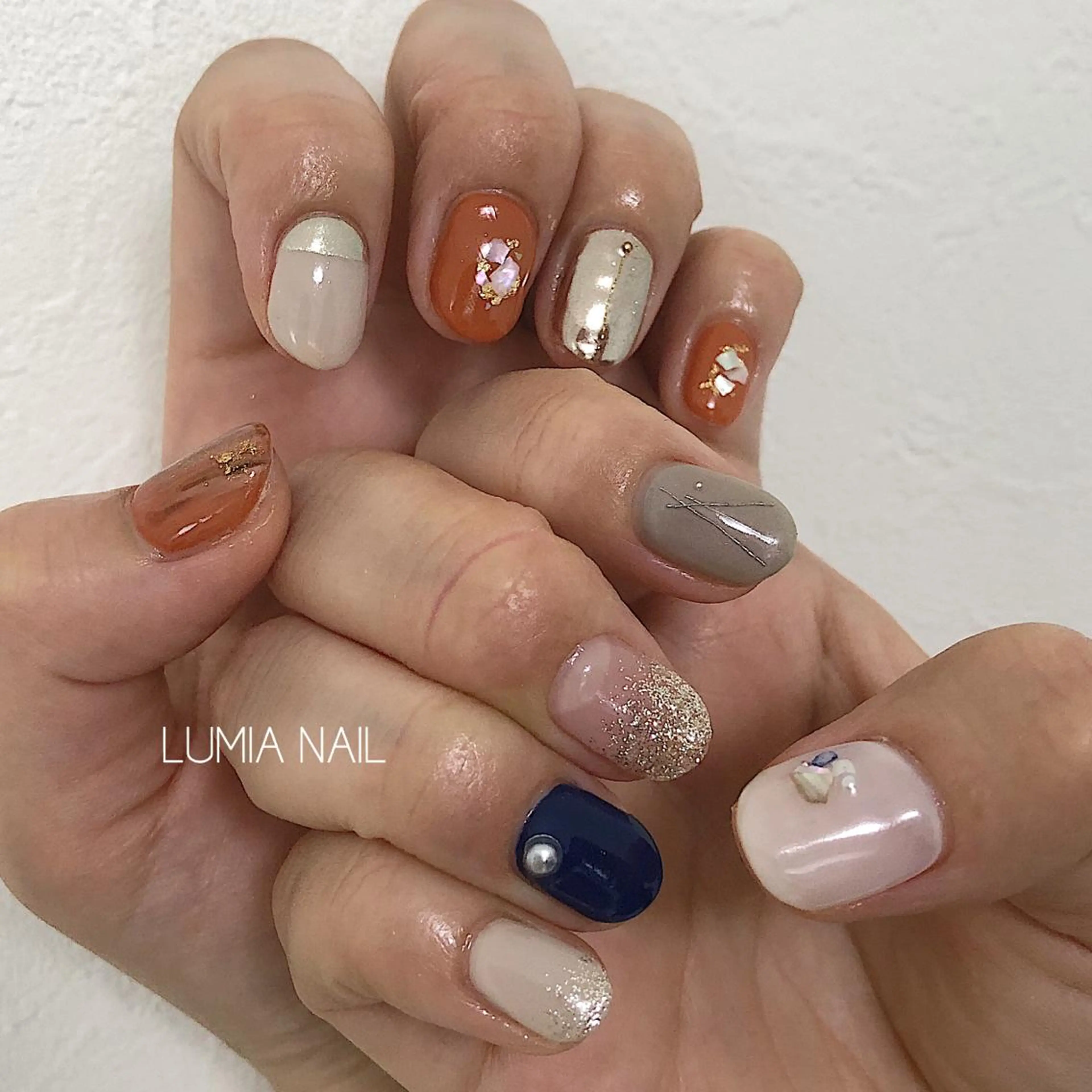 ネイル nail&eyelash Rine所属・Rine 放出 (リネ)のネイルデザイン