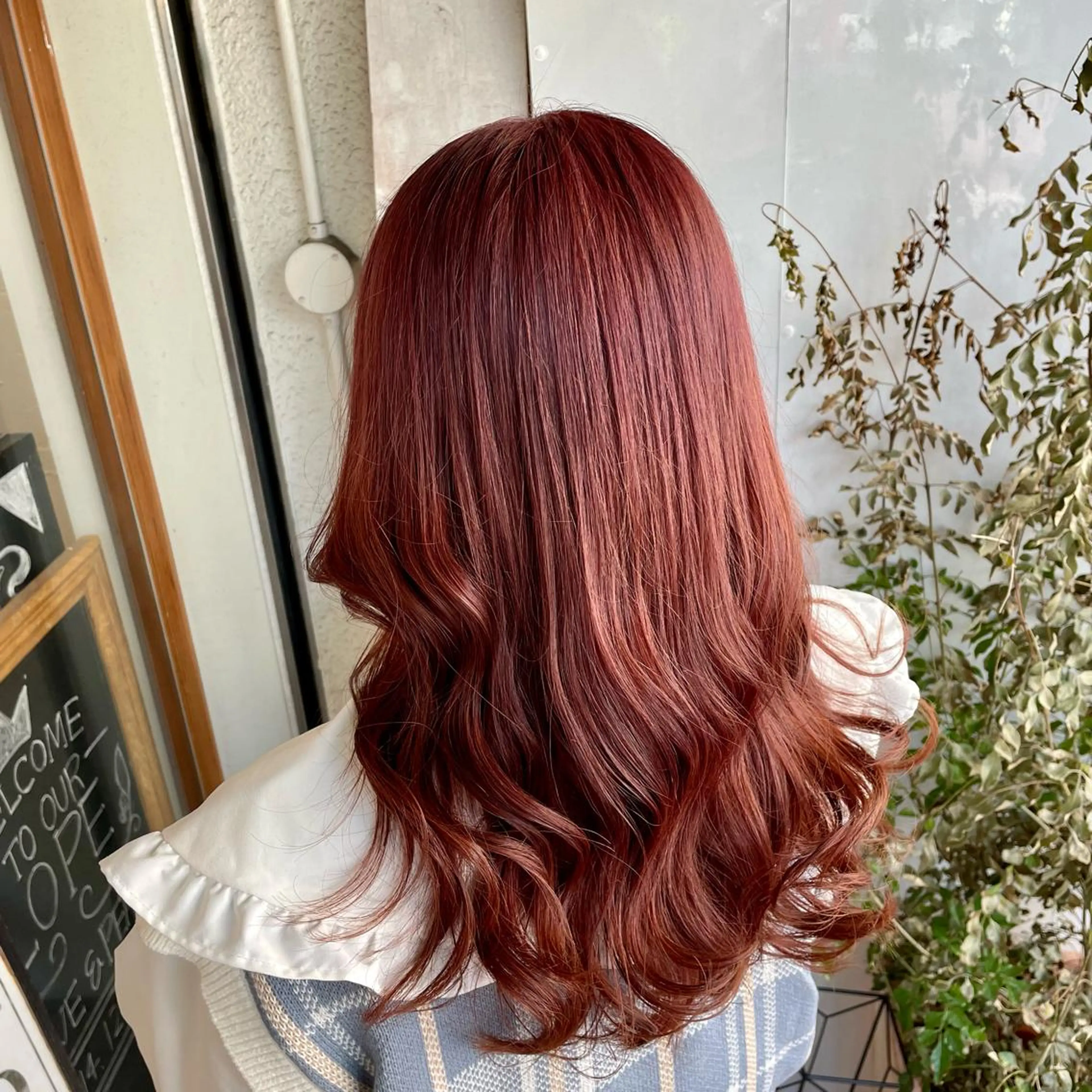 セミロング カラー カット ヘアカラー サトウ コウキ  メンズのヘアスタイル