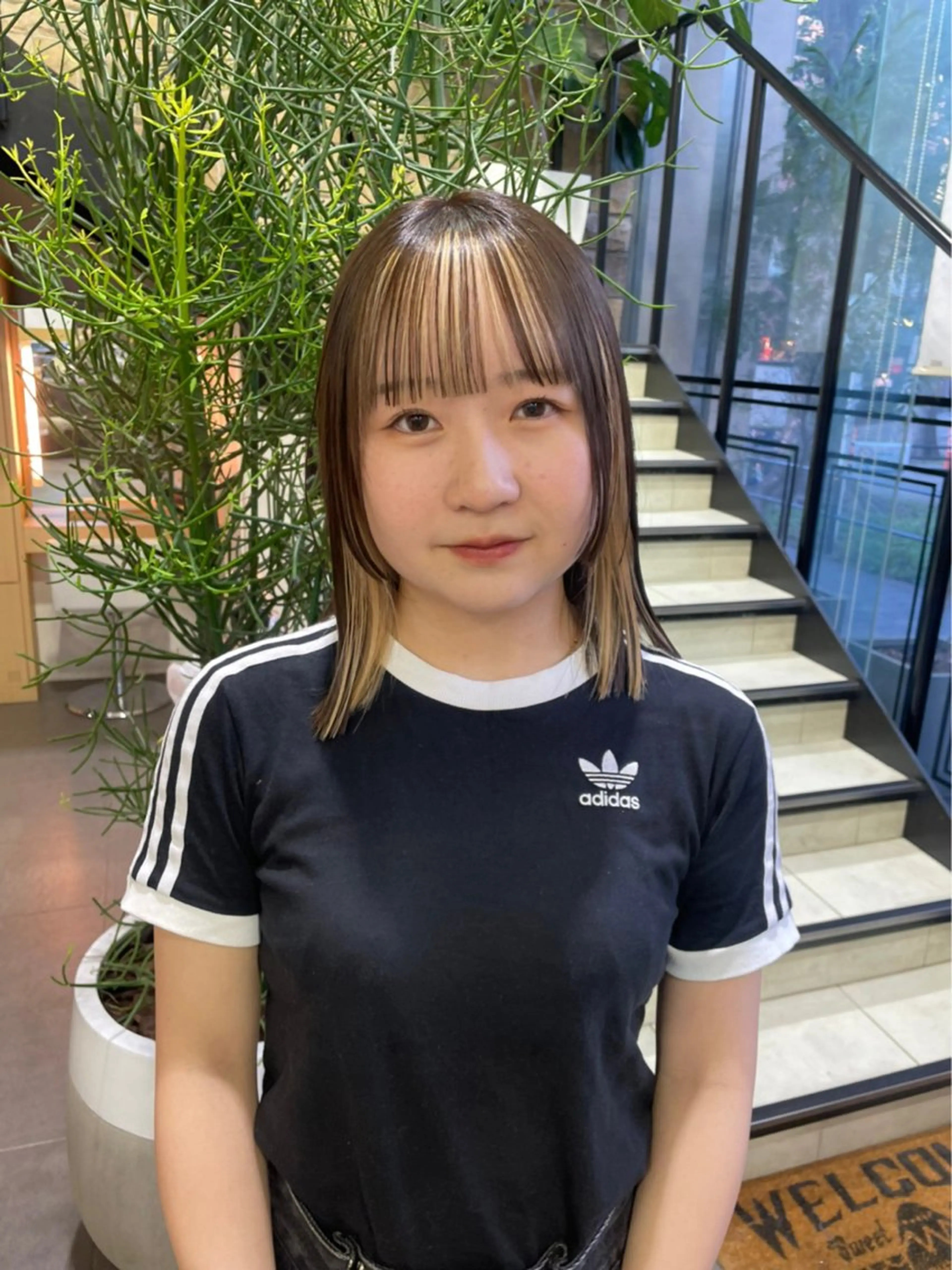 ショート カラー ヘアカラー メンズパーマ/ メッシュ📍ﾕﾘのヘアスタイル