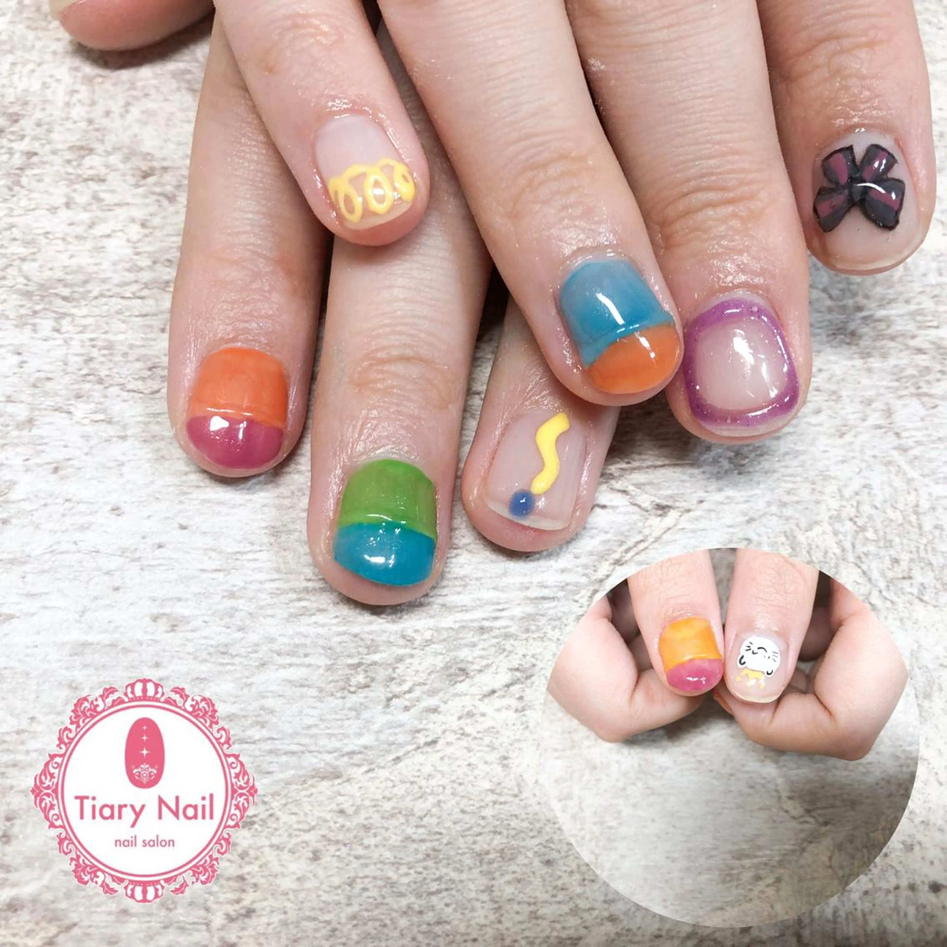 ネイル tiarynail K Kのネイルデザイン