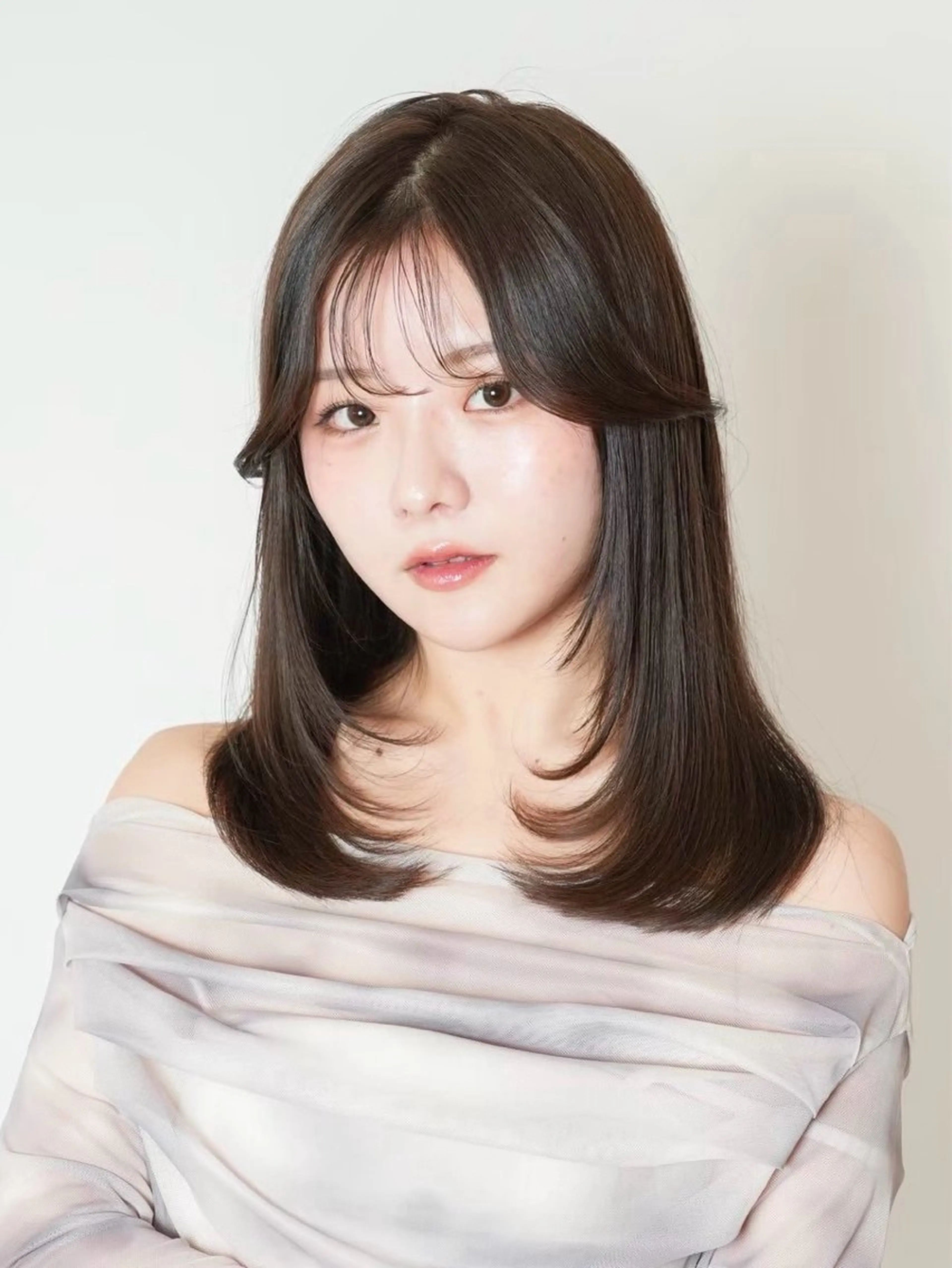 ミディアム カット ヘアカラー 💎髪質改善特化/ 町田莉彩💎のヘアスタイル