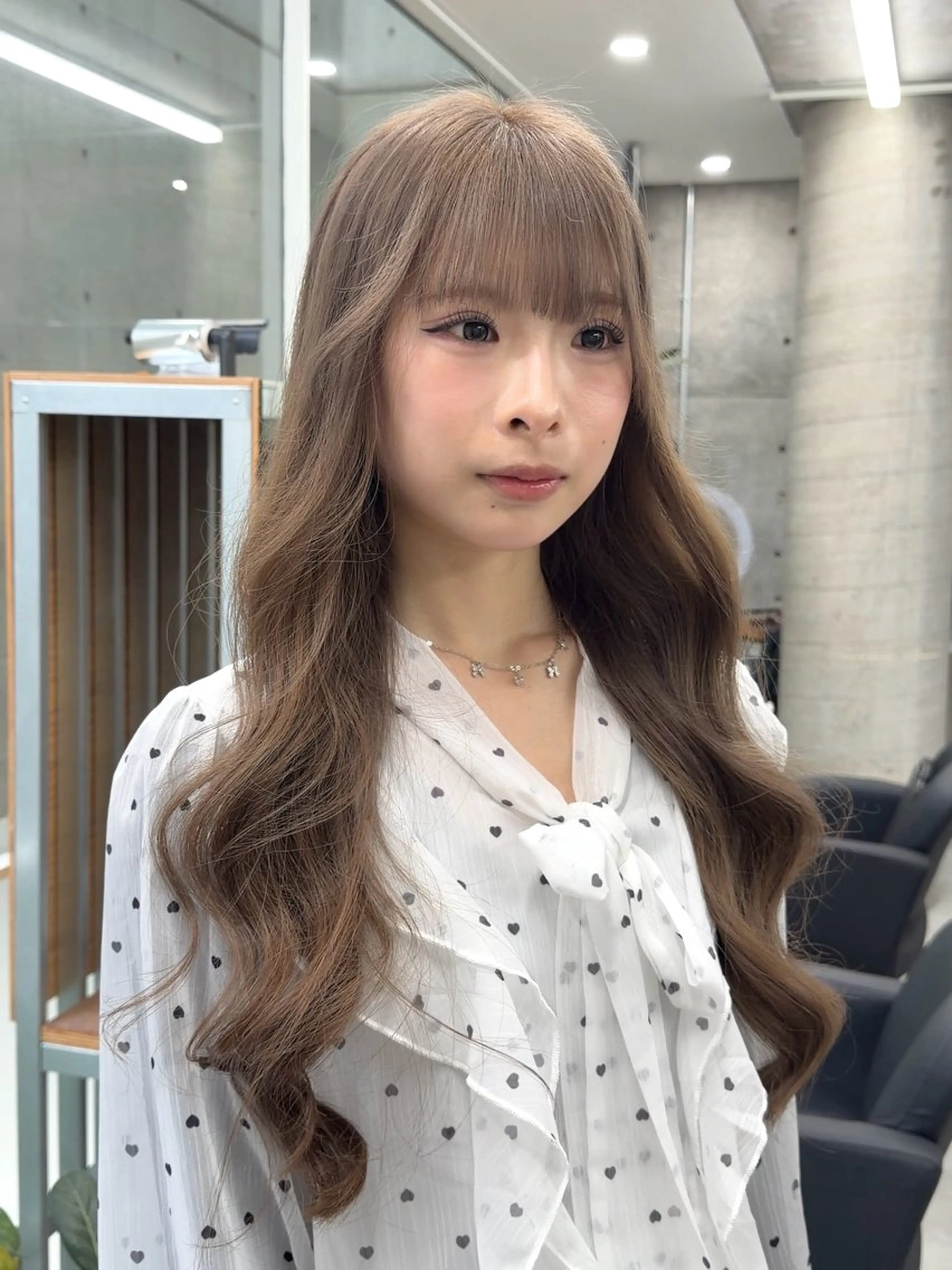 ロング カラー ヘアカラー トリートメント Kotoko🖤/海 外/バレイヤージュのヘアスタイル