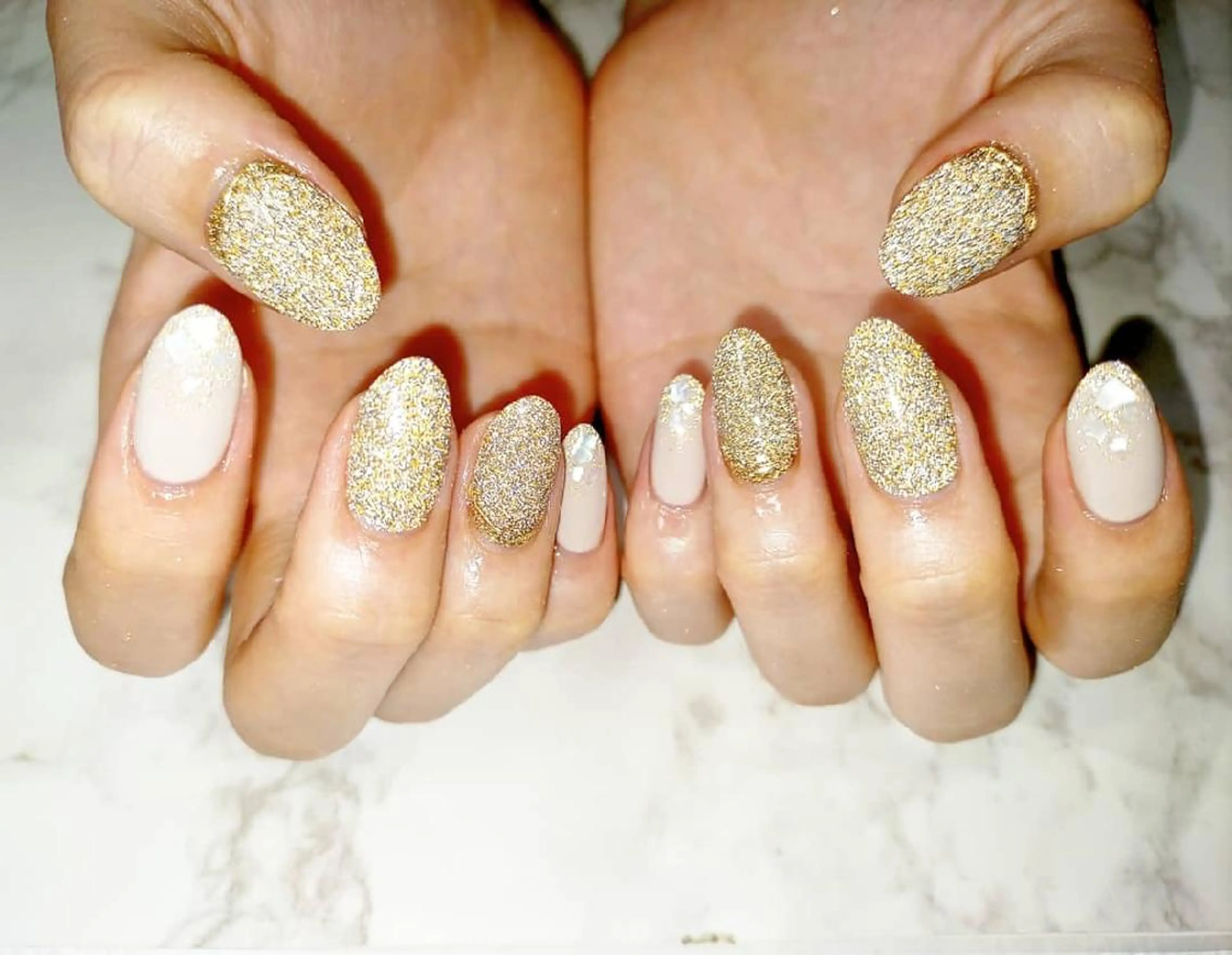 ネイル フラッシュネイル ミラーネイル yu-a☆  ネイル ＆ホワイトニングのネイルデザイン