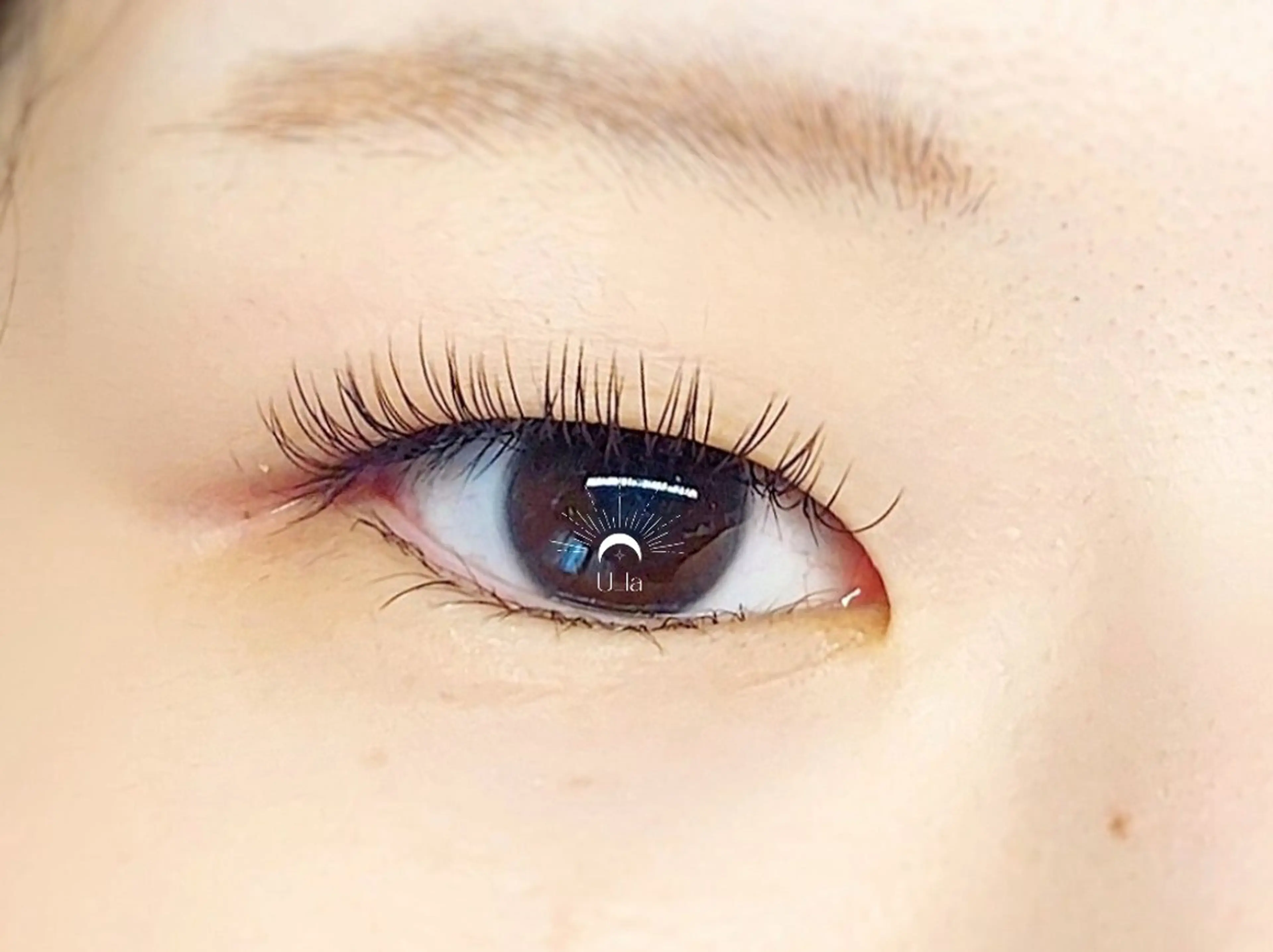 マツエク・マツパ Dカール 一重×まつ毛パーマ マツエク U_la所属・U_la [ウーラ] 片岡の眉毛・アイブロウイメージ