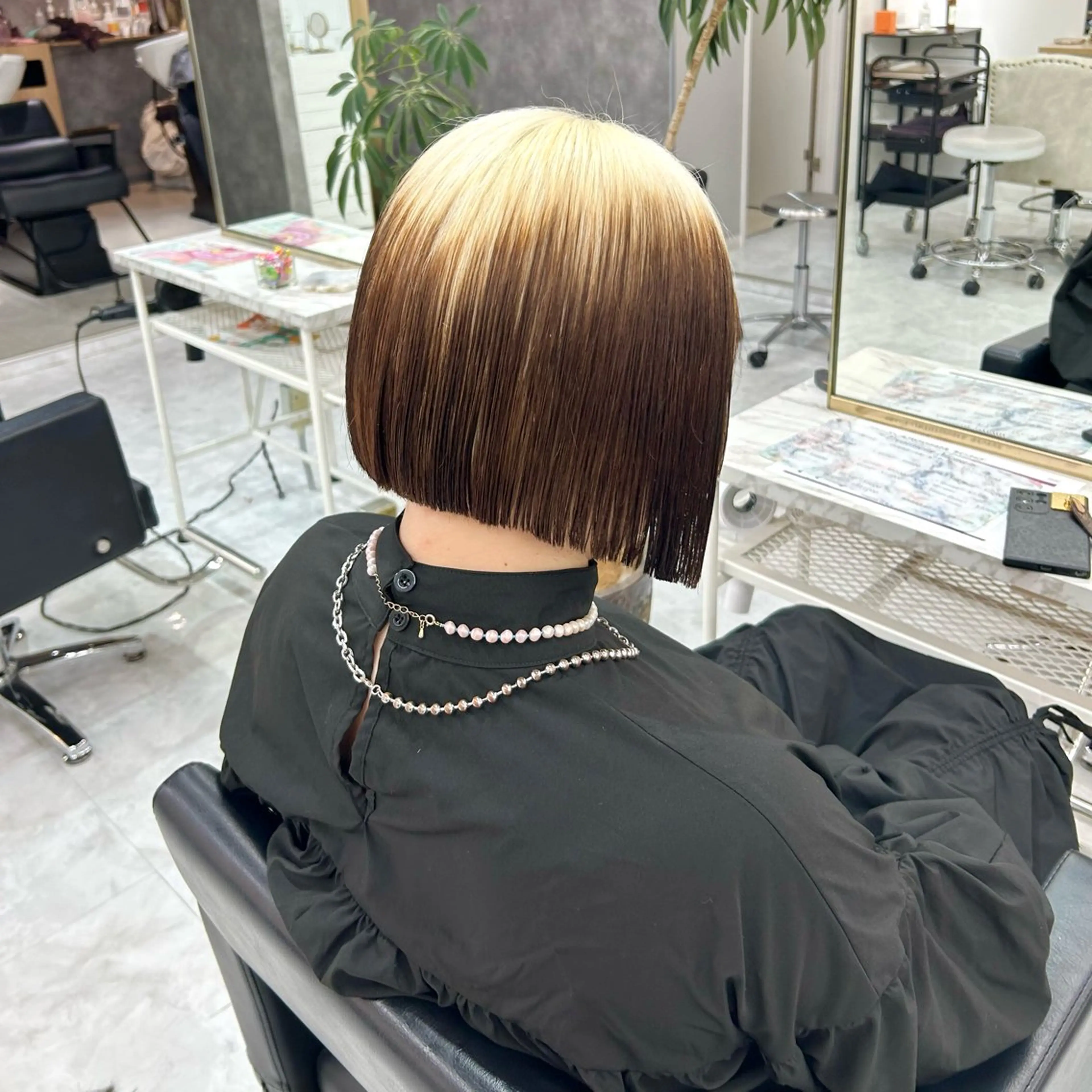 ショート カラー 🥀YUIHA🥀 テザインカラー♥のヘアスタイル