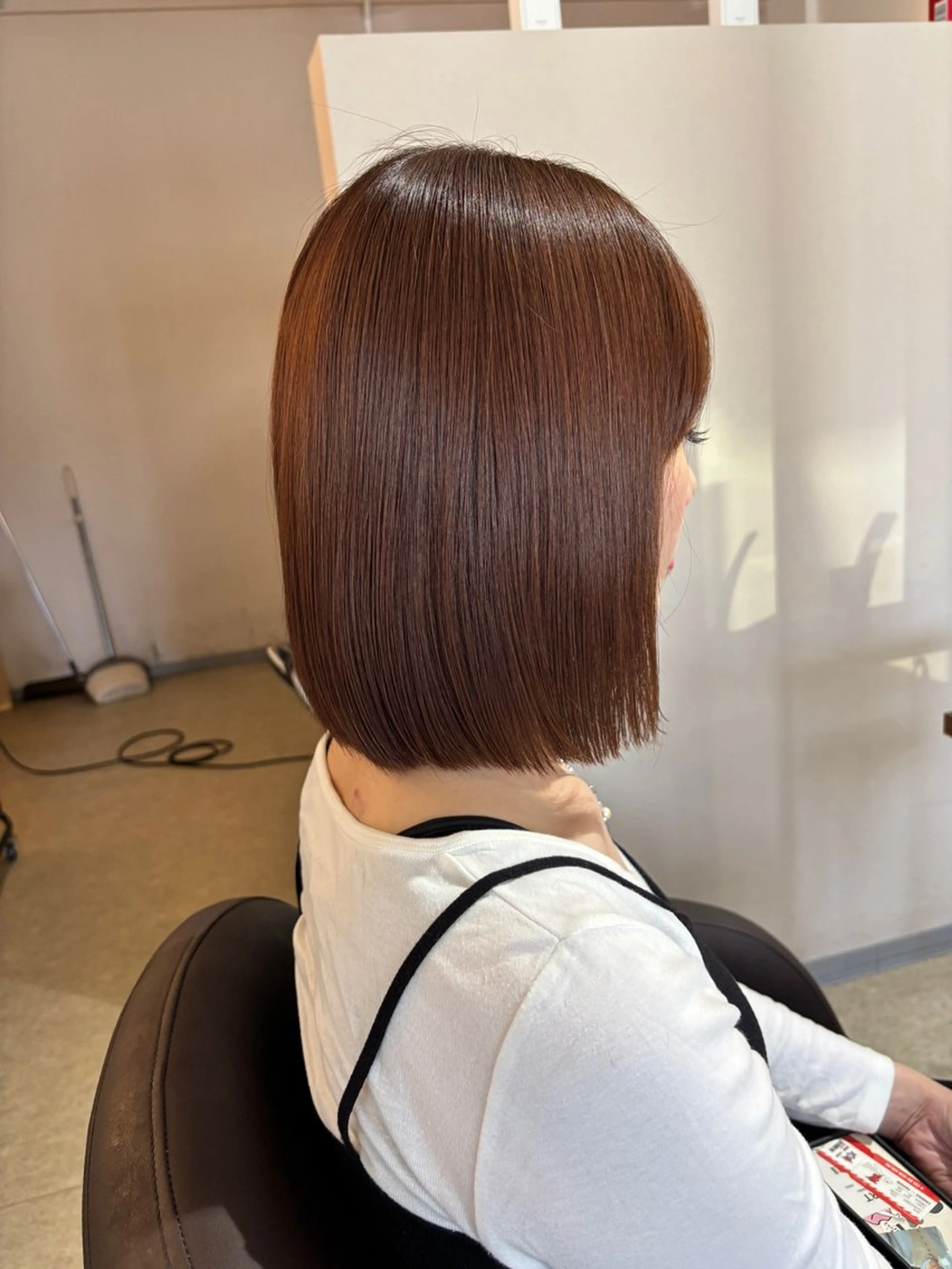 ショート カット ヘアカラー ブリーチカラー🤍 髪質改善🌟のヘアスタイル