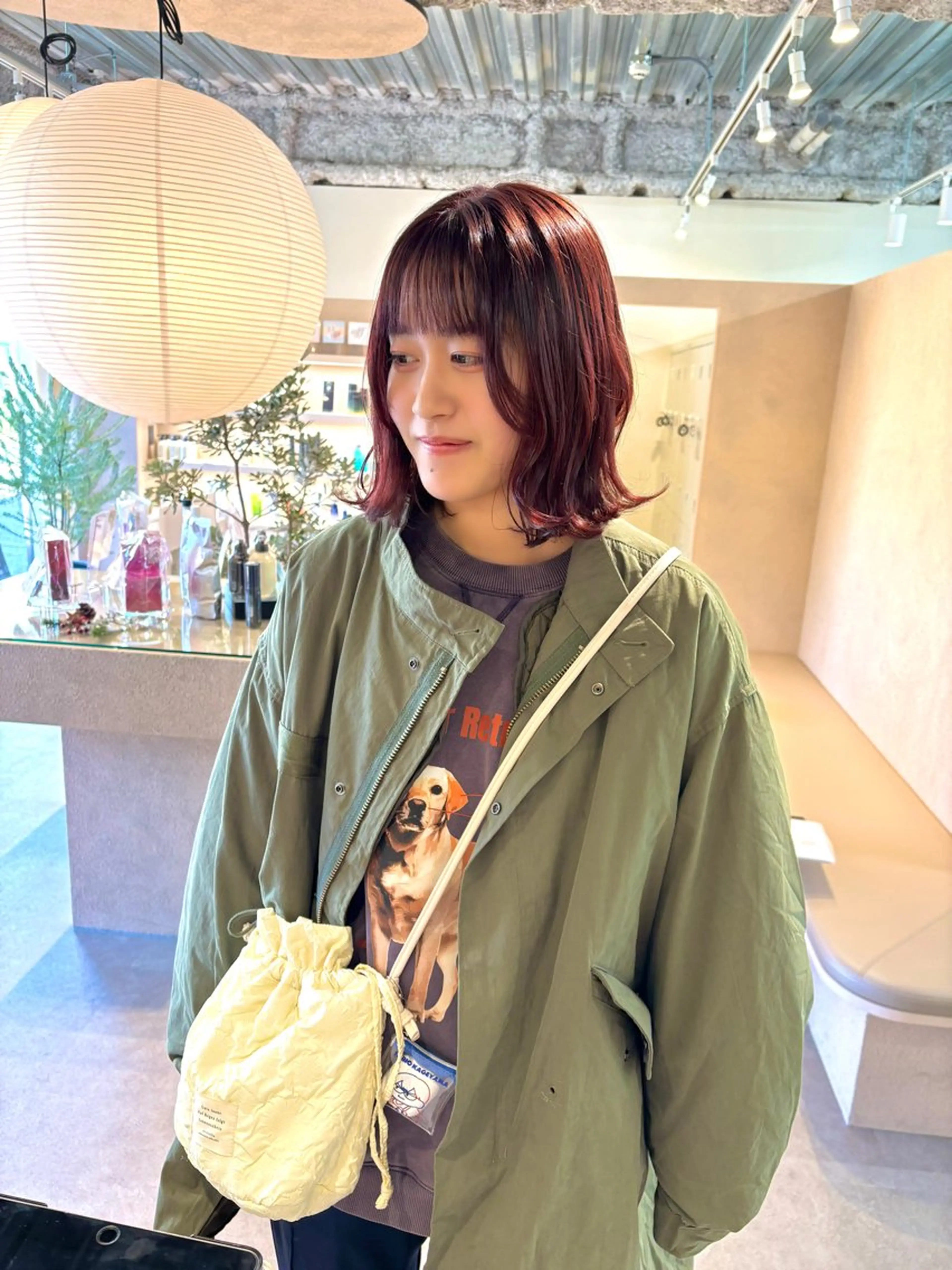 ミディアム カット ヘアカラー Haruka✄﻿ 透明感カラー🫧🌙のヘアスタイル