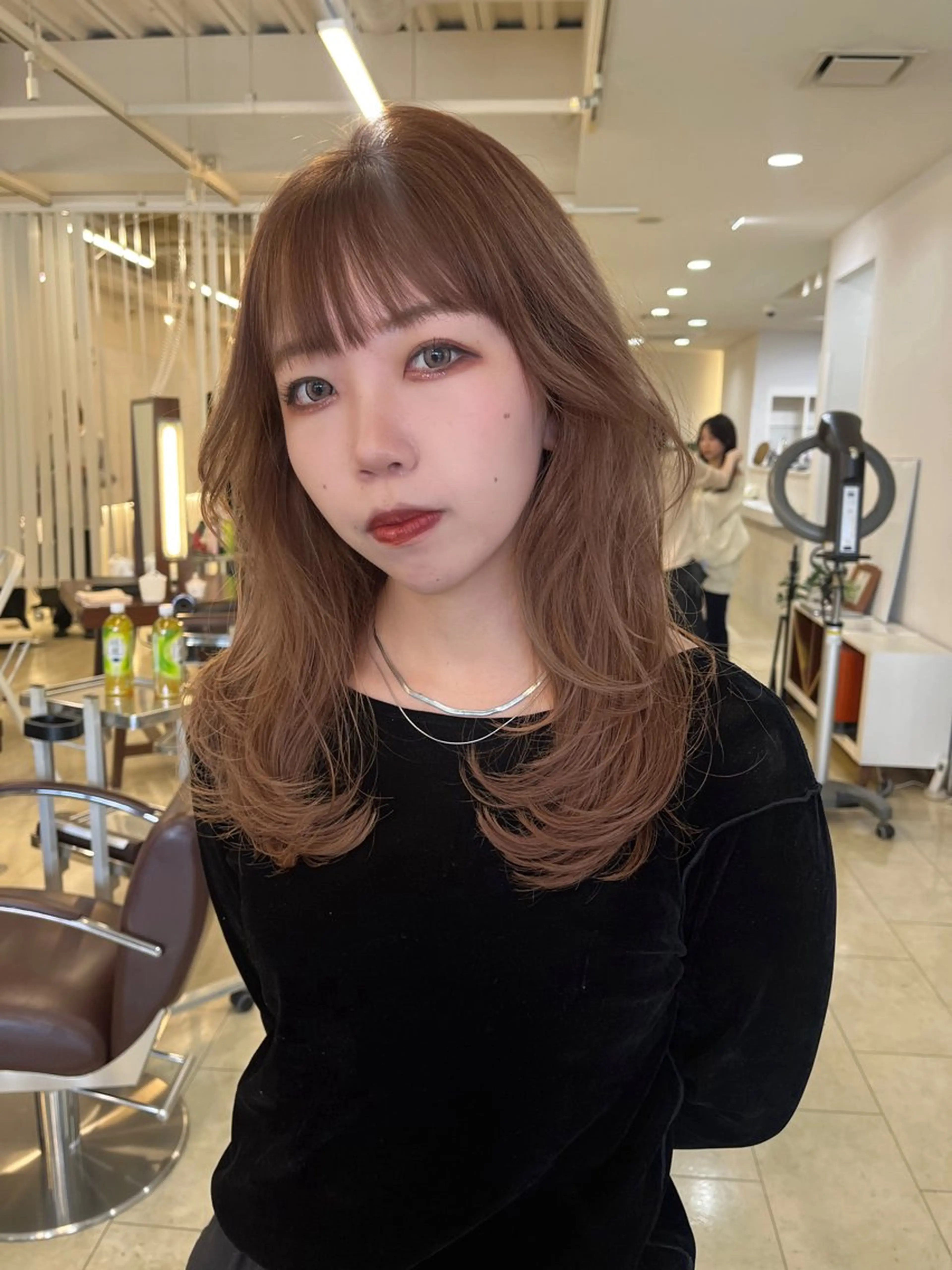 セミロング レイヤーカット kchiara所属・yura /レイヤーカットのヘアスタイル