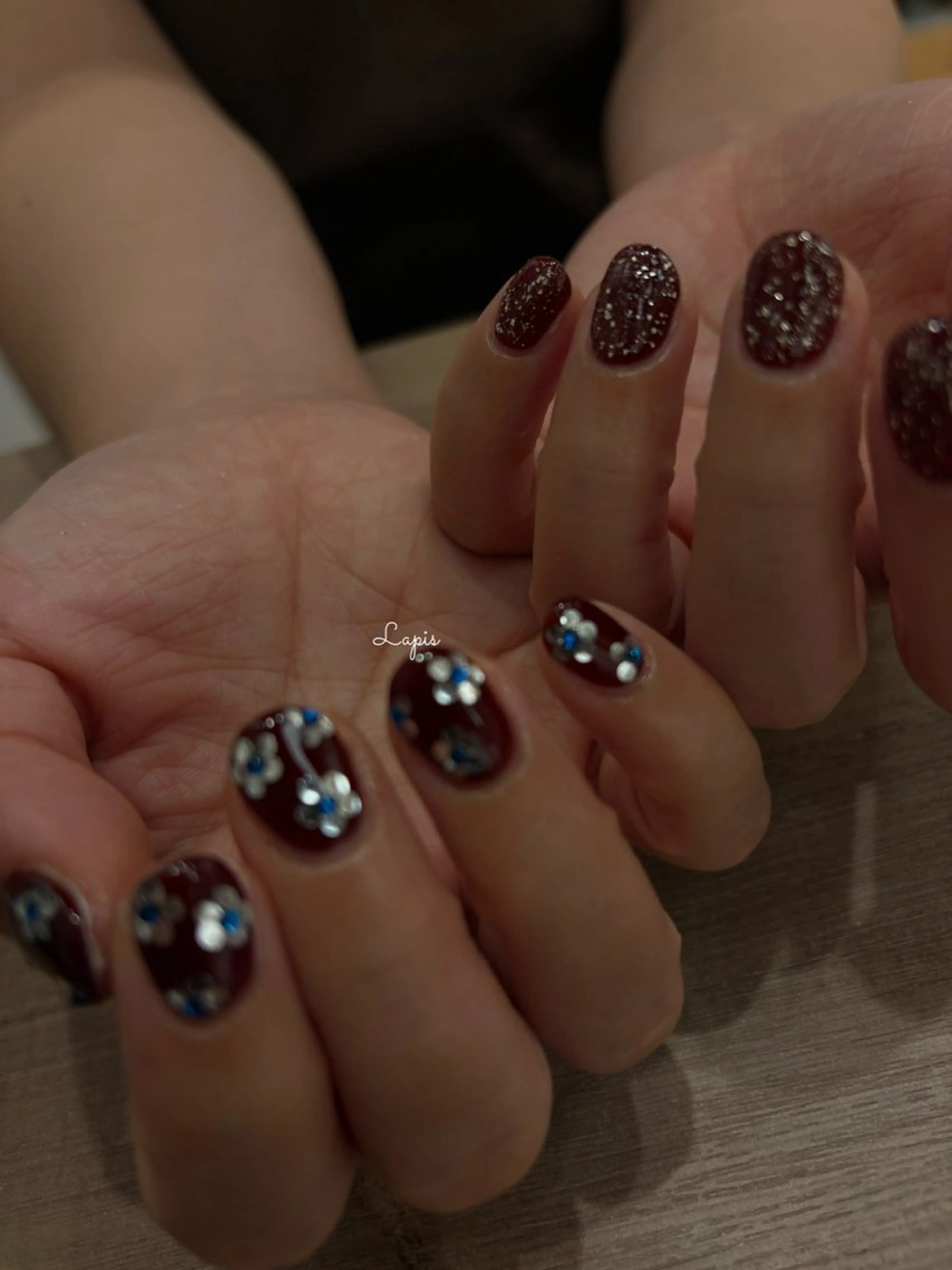 ネイル ハンドネイル Lapis *のネイルデザイン