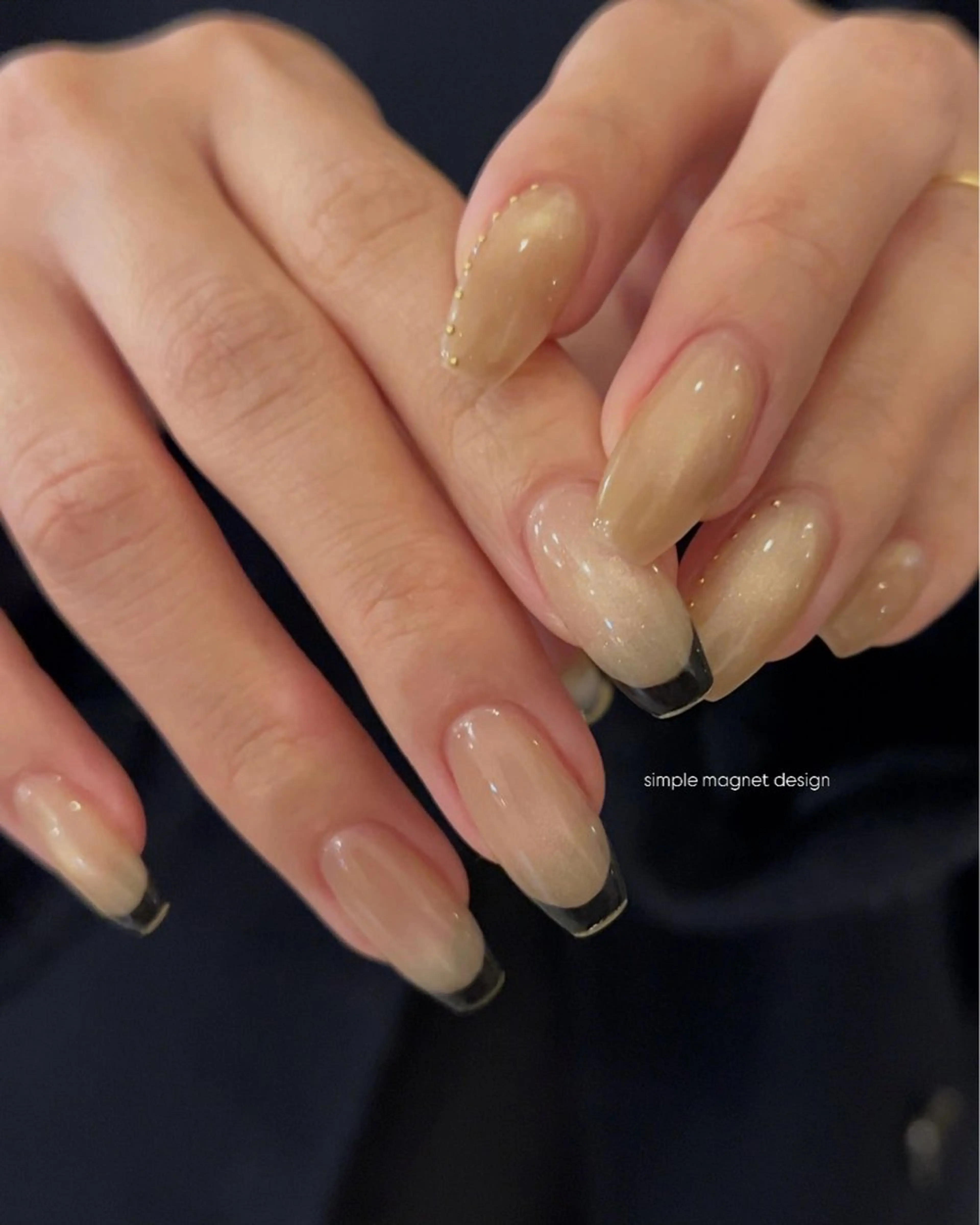 ネイル マグネットネイル ハンドネイル garage nail_yukaのネイルデザイン