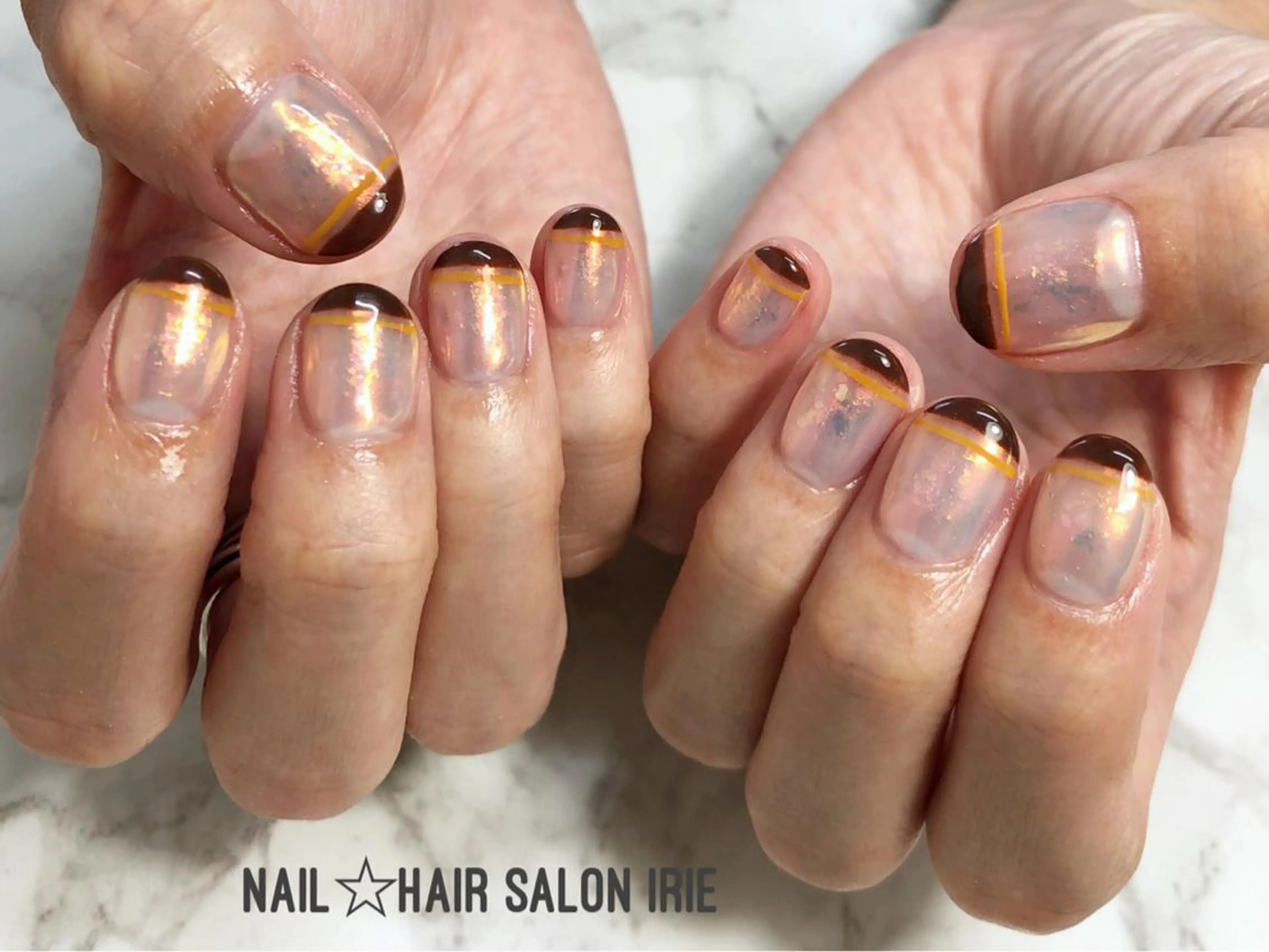 ネイル ハンドネイル Hair salon Irie所属・與儀 知佳のネイルデザイン