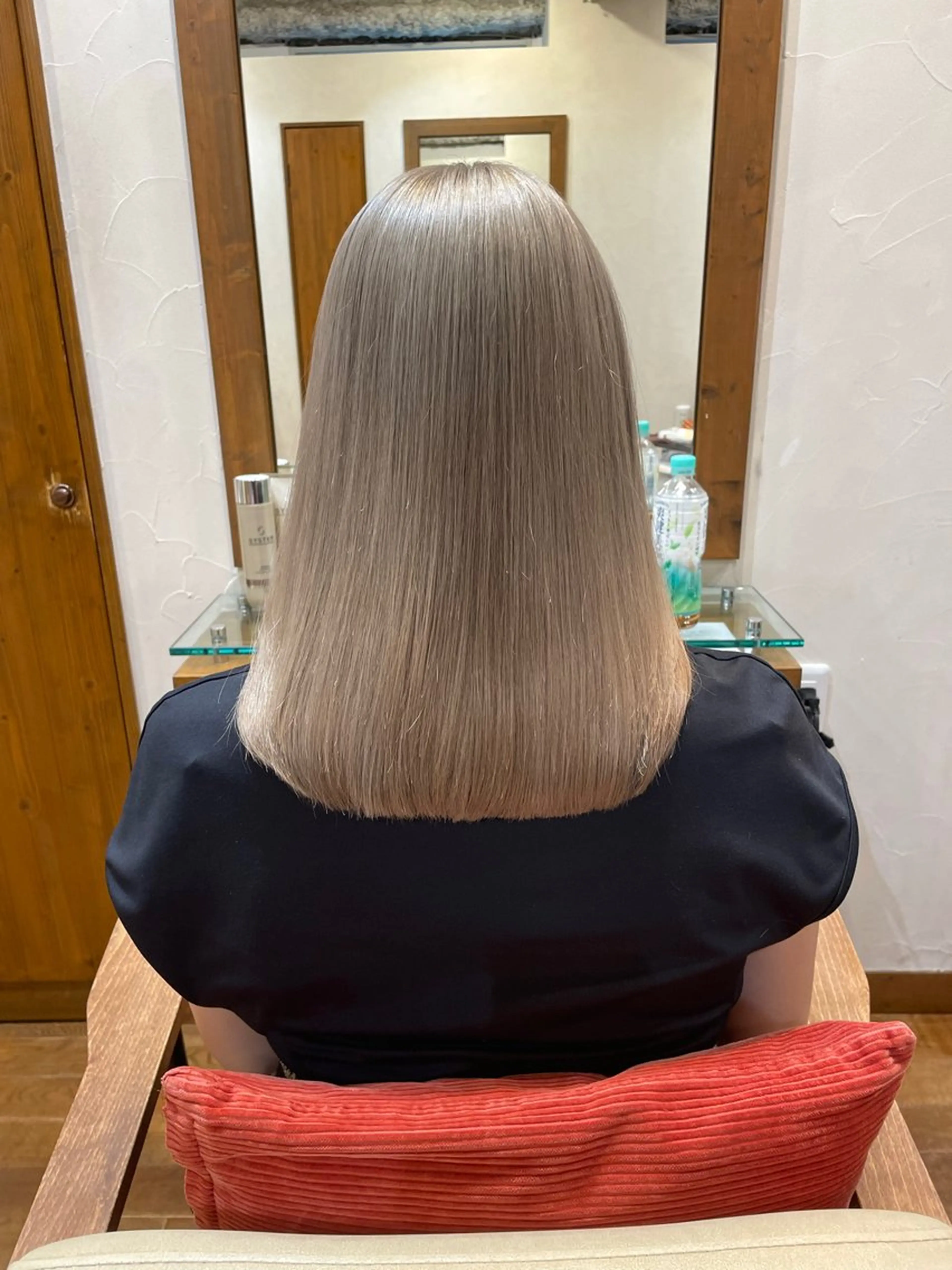 セミロング カラー エクリ麻布十番店所属・髪質改善/ 縮毛矯正/相原聡のヘアスタイル