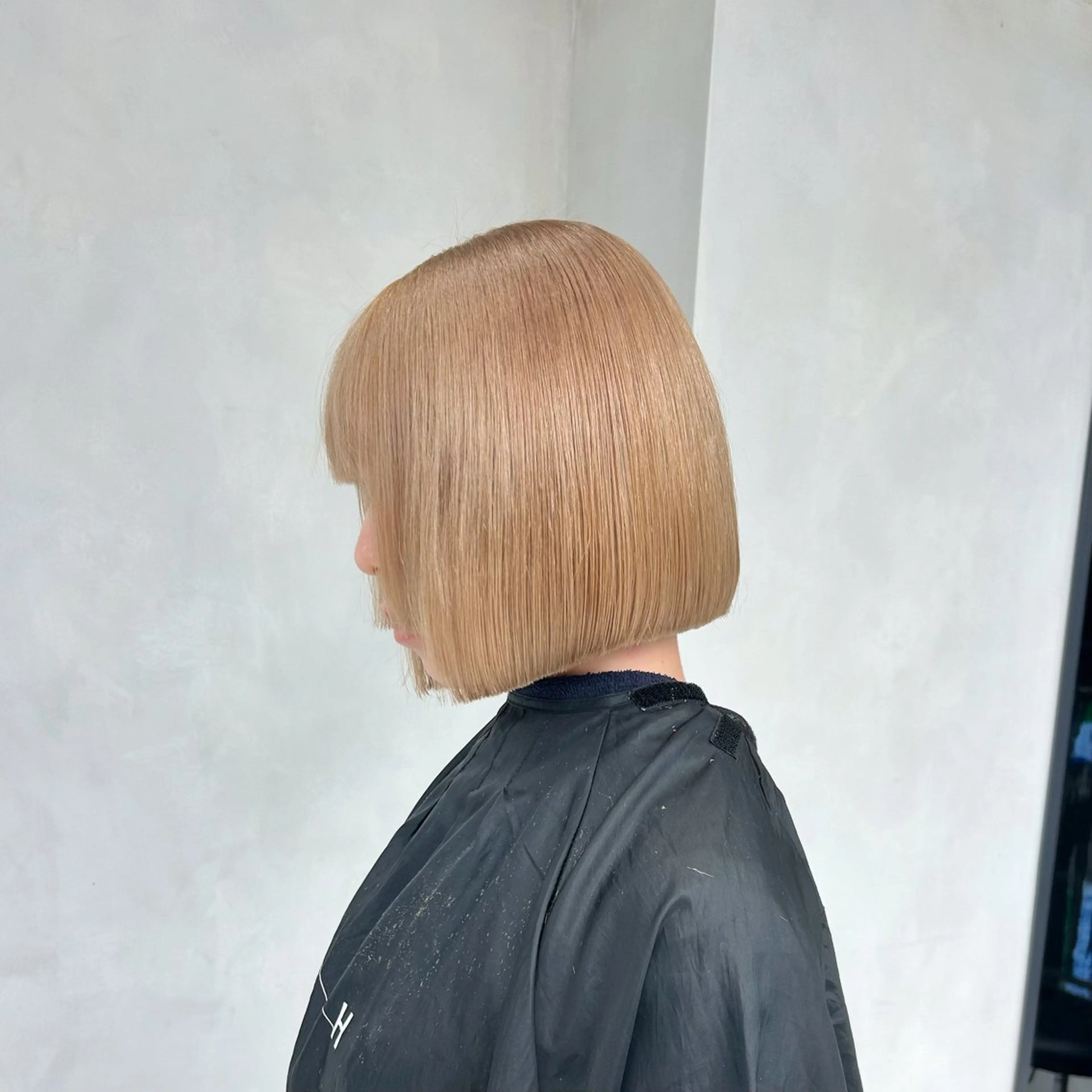 ミディアム カラー カット 【🦋綺麗めハイトー ン🦋】suzunoのヘアスタイル