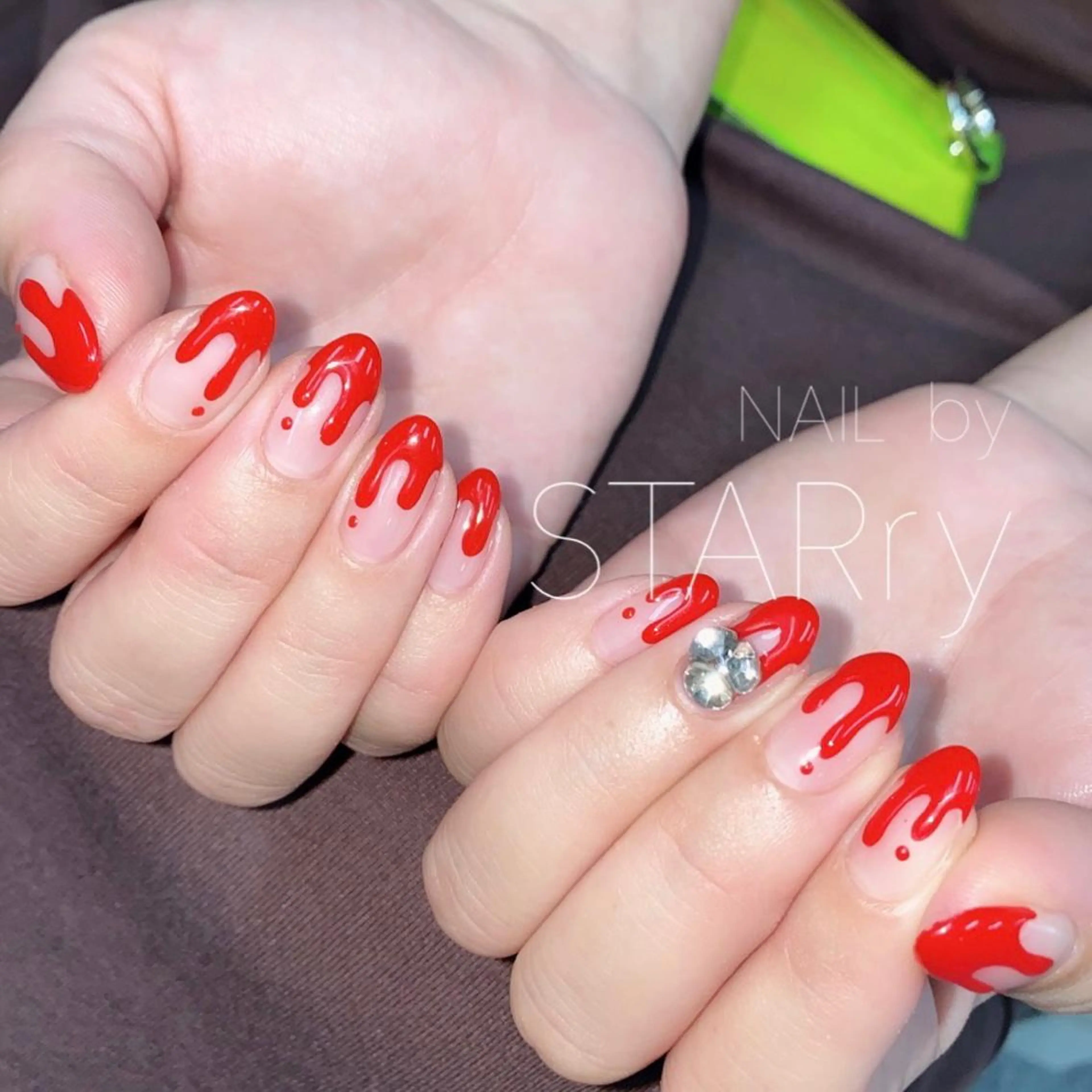 ネイル アートネイル ジェルネイル ニュアンスネイル パラジェル NAIL by STARry 川口のネイルデザイン