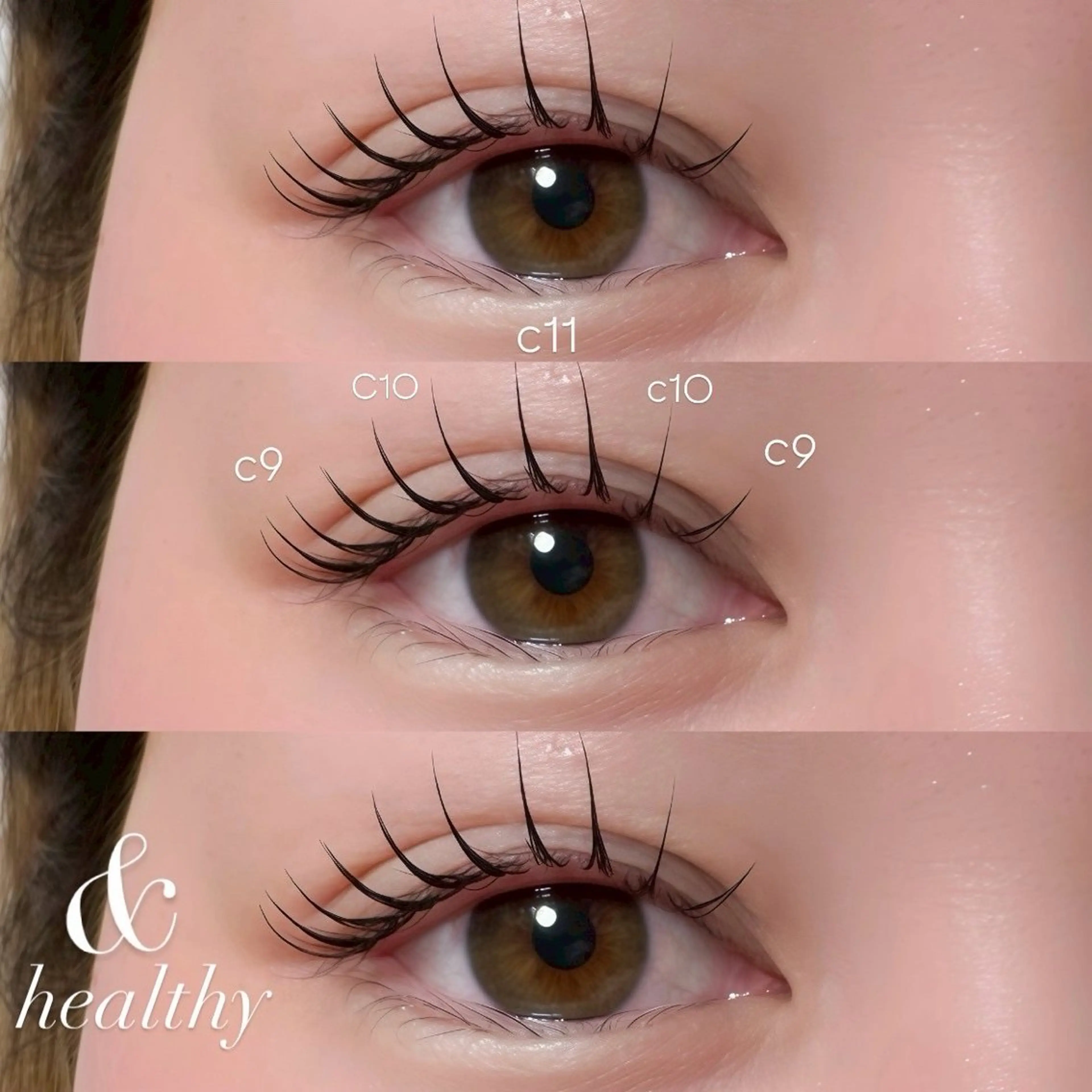 マツエク・マツパ Lash&brow PORTE269 瓜破店所属・田川 きららのマツエク・マツパデザイン