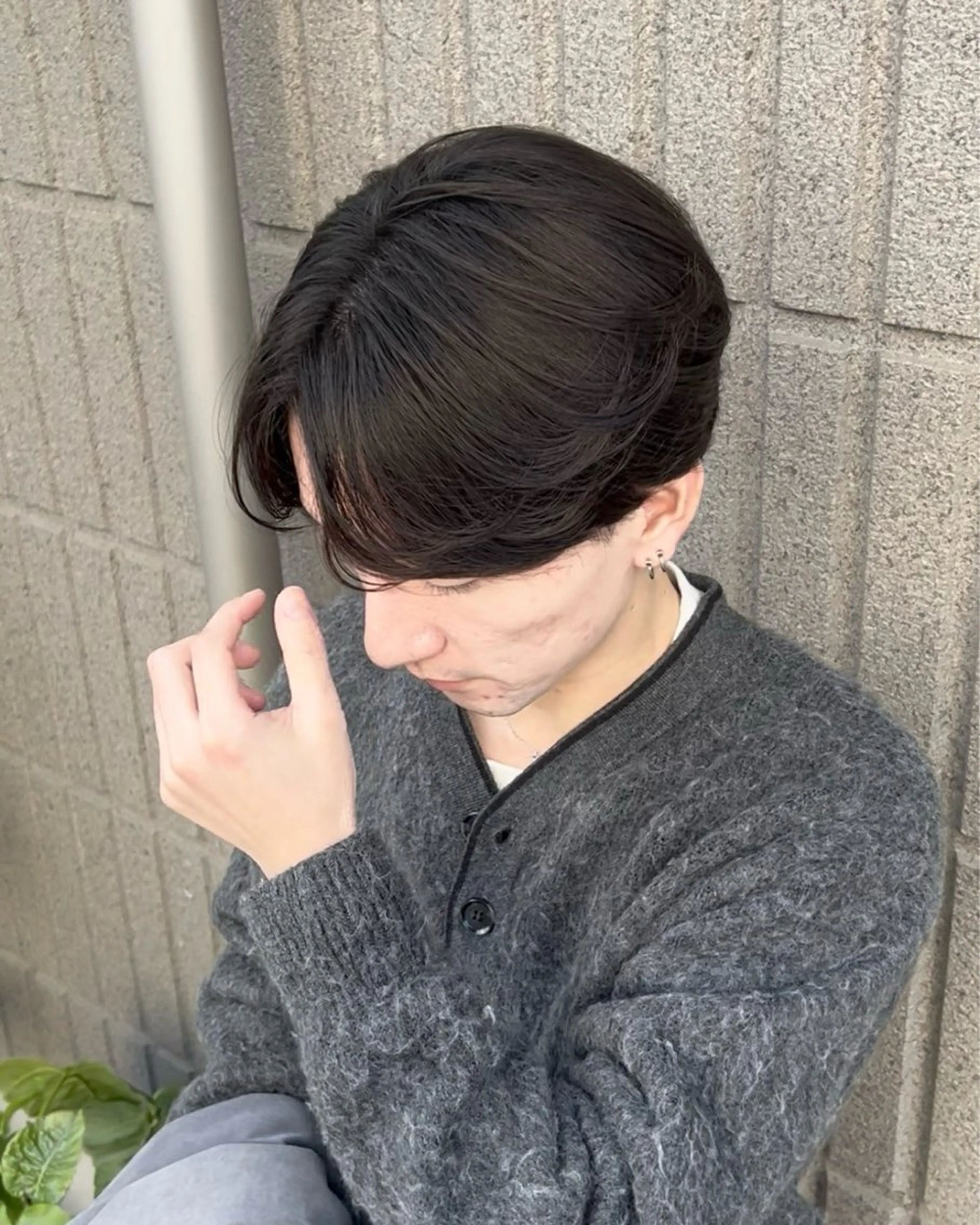 メンズ カット パーマ 縮毛矯正 【メンズ縮毛矯正】 kanata/溝の口のヘアスタイル