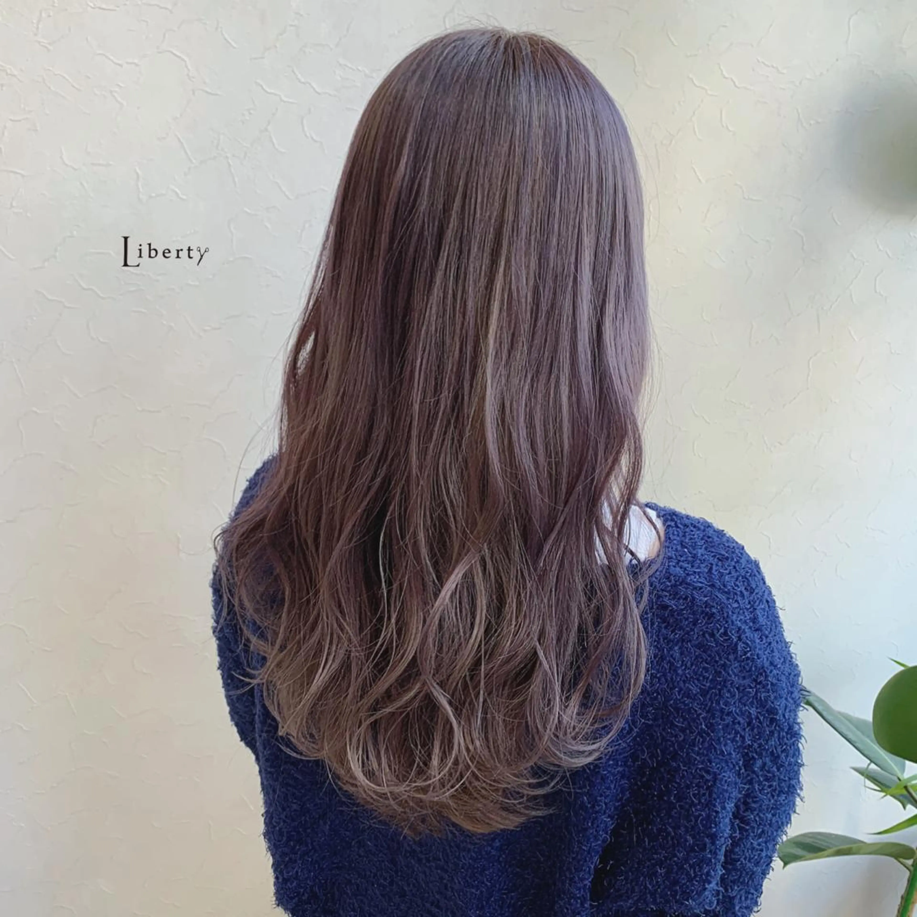 ロング カラー アッシュ ラベンダーカラー ラベンダーアッシュ メンズ指名多数!! SiLO 田島のヘアスタイル