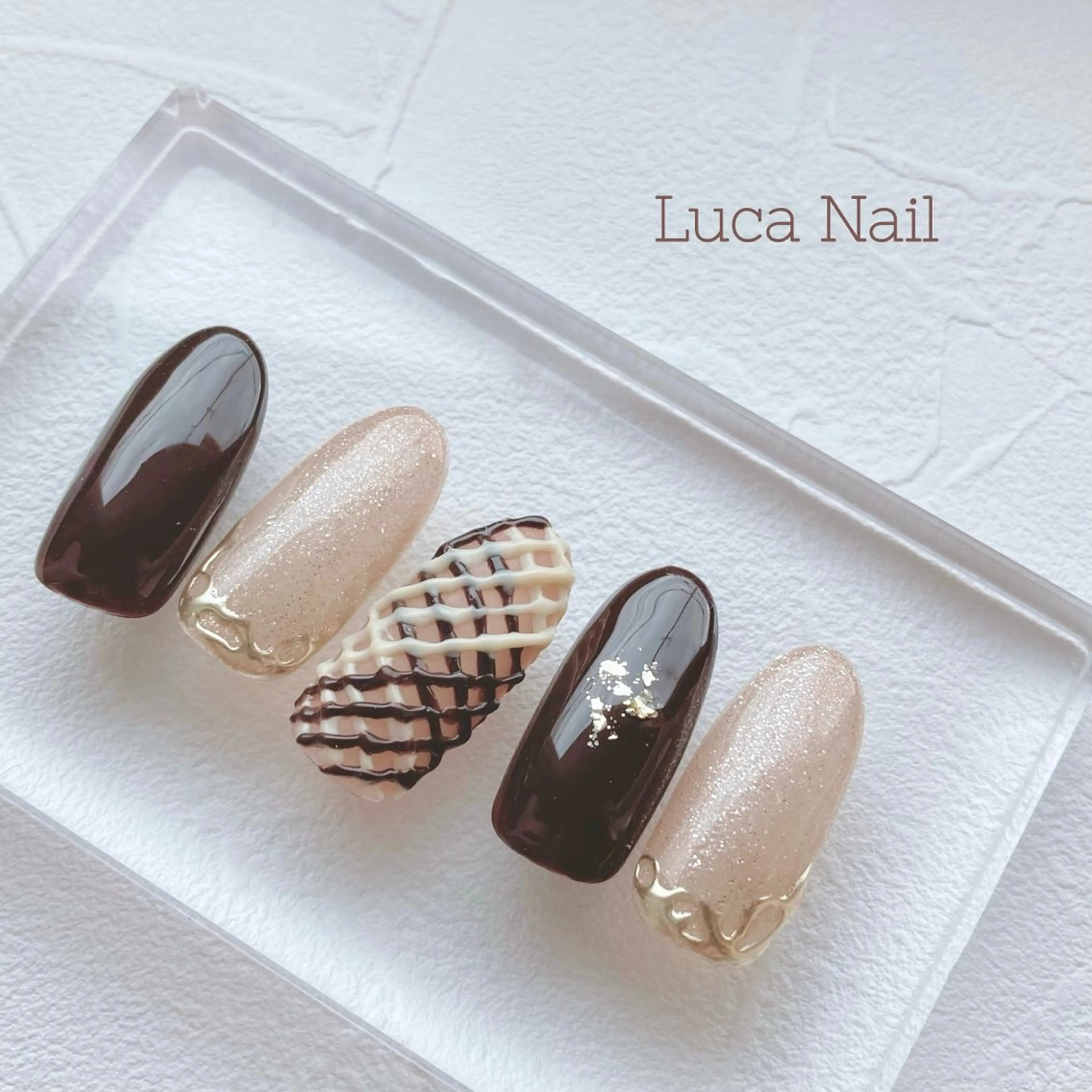 ネイル ニュアンスネイル バレンタイン ハンドネイル ハンドケア Luca  Nail所属・Luca Nail 🌼yu-kaのネイルデザイン